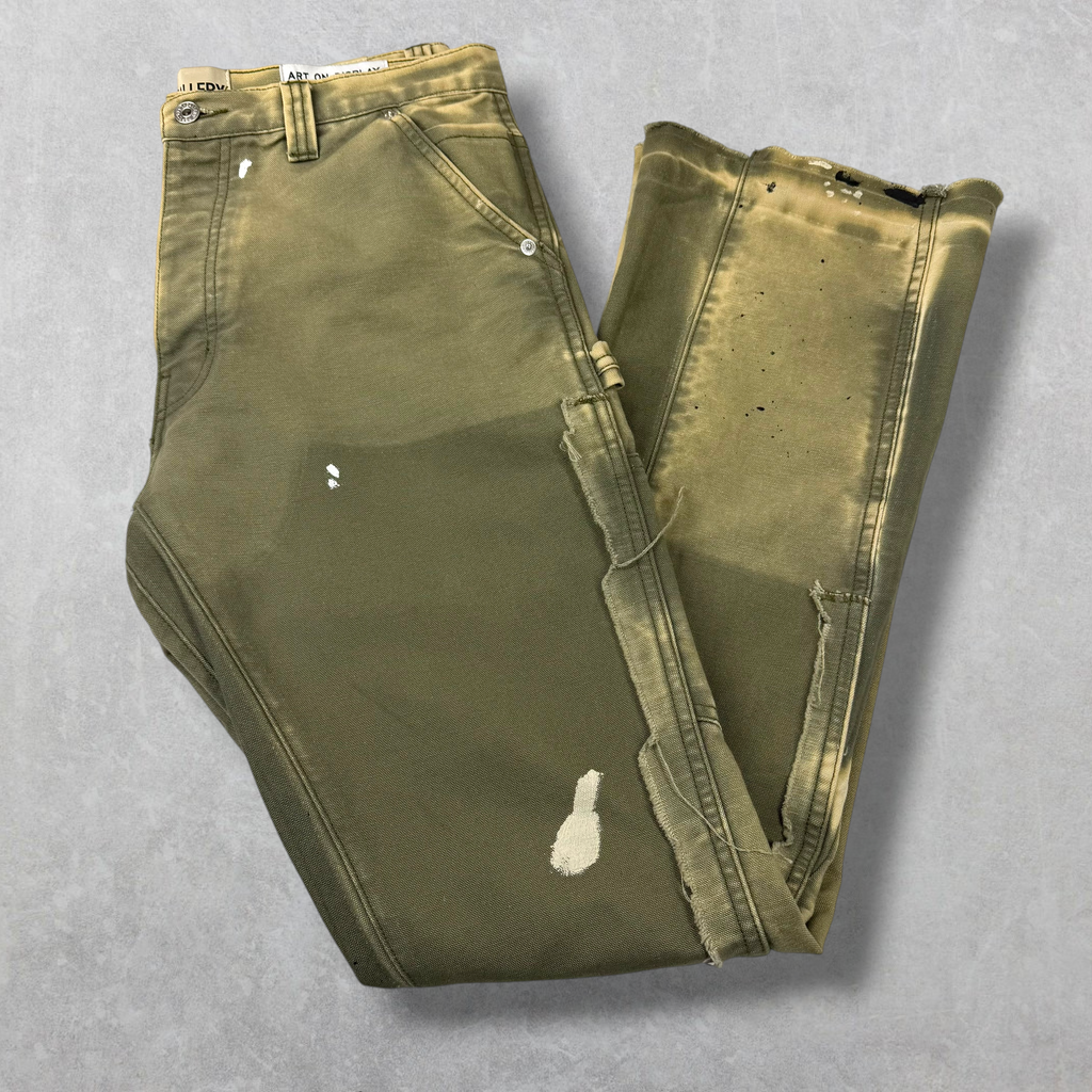 Gallery Dept. LA Flare Olive Green Carpenters 32