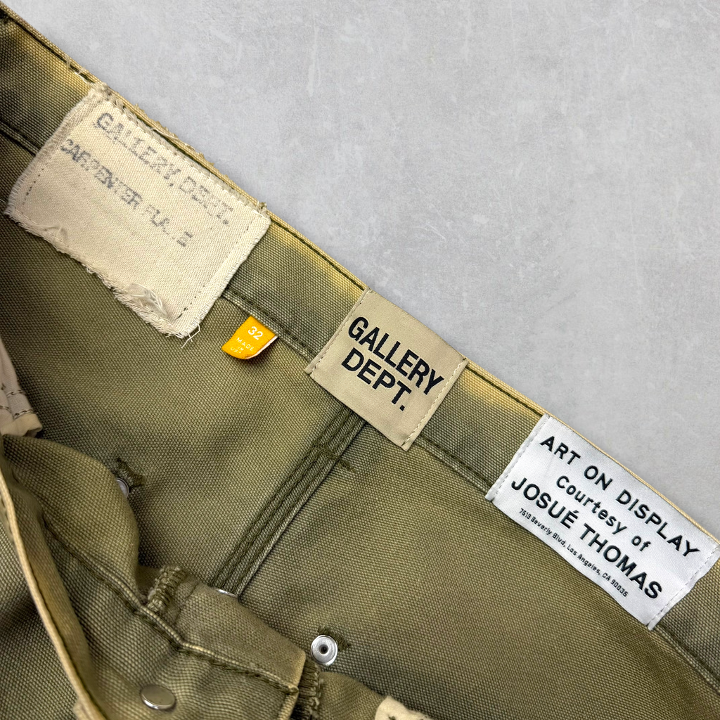 Gallery Dept. LA Flare Olive Green Carpenters 32