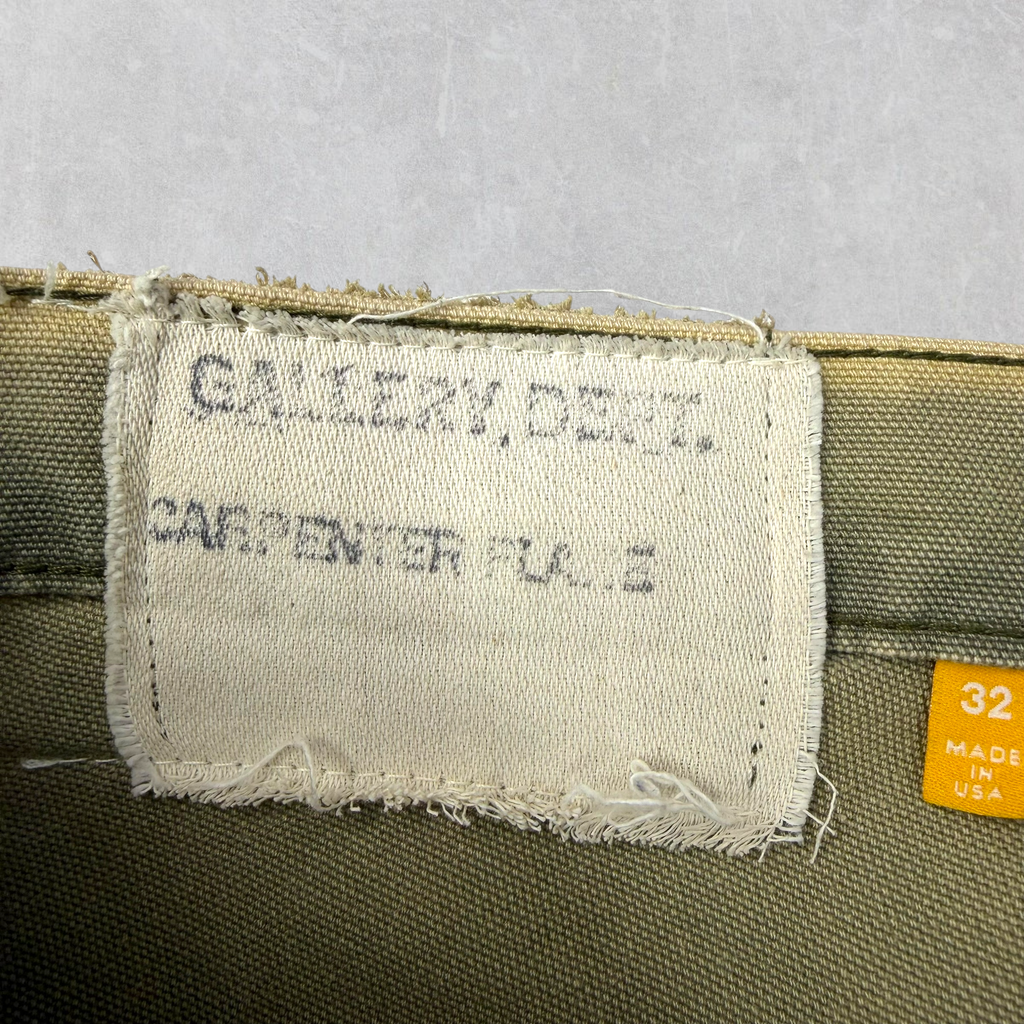 Gallery Dept. LA Flare Olive Green Carpenters 32