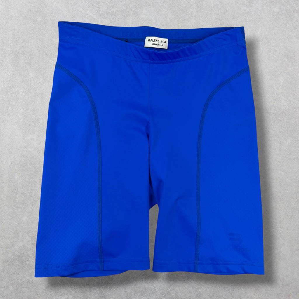 Balenciaga Cycling Shorts 'Electric Blue' L