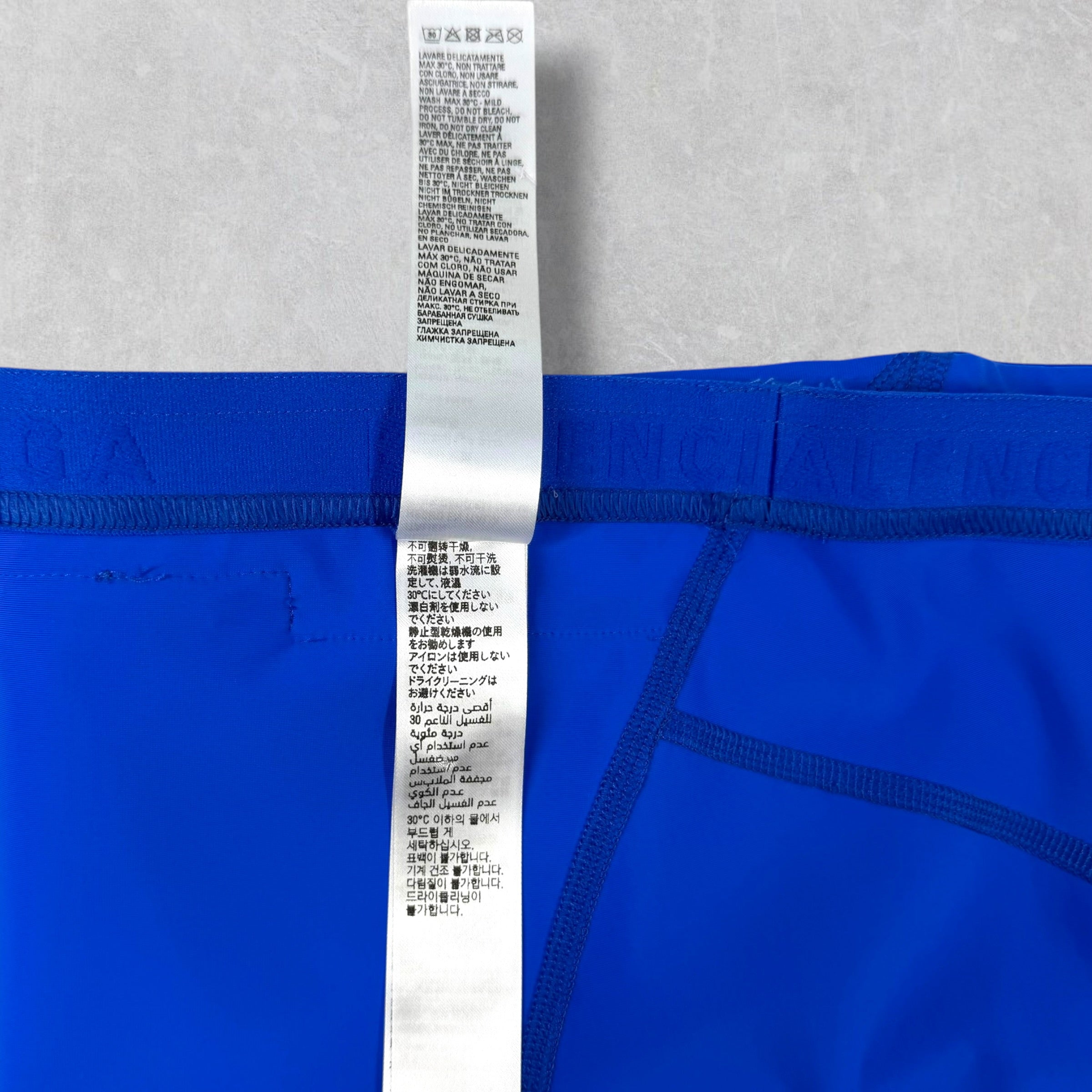 Balenciaga Cycling Shorts 'Electric Blue' L