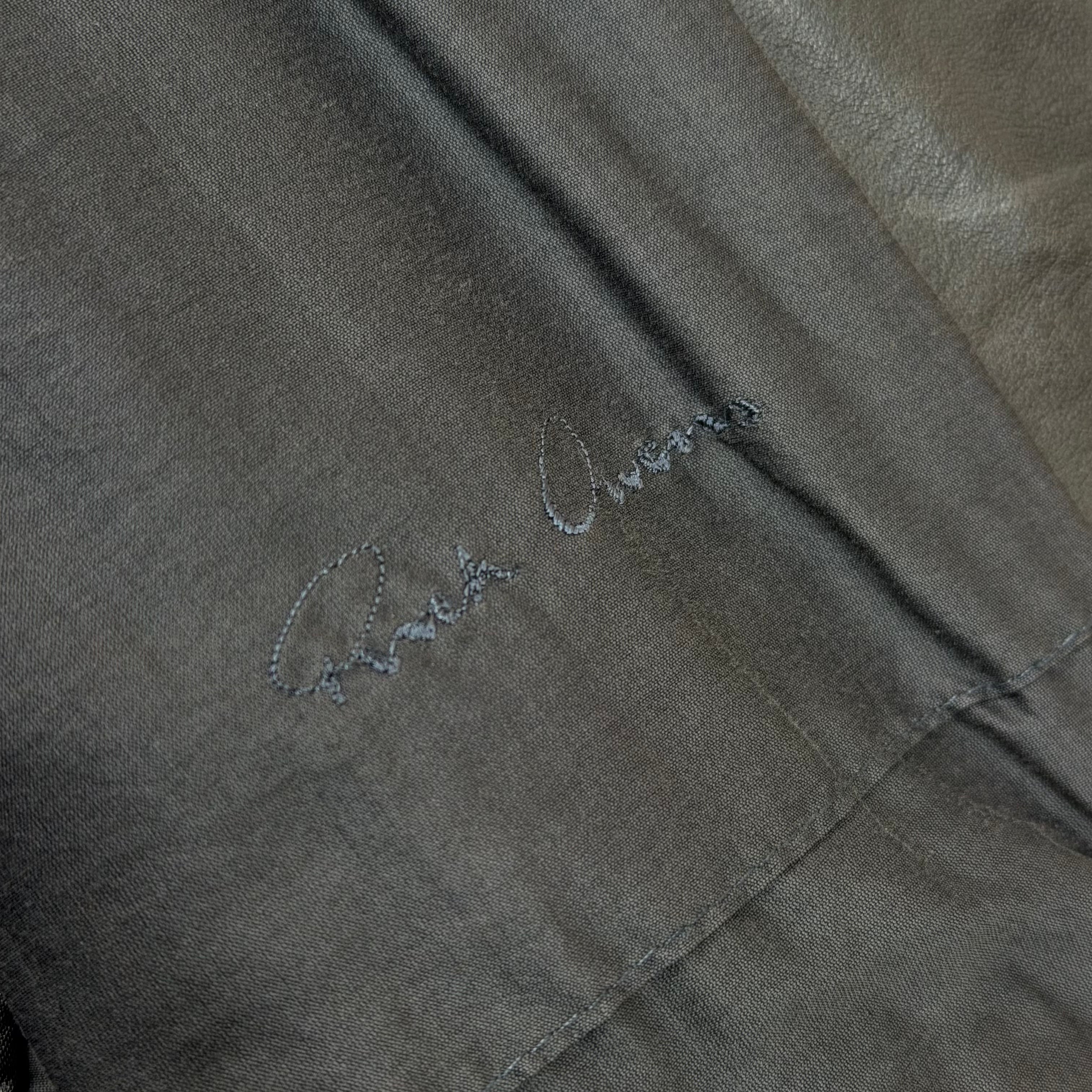 Rick Owens Grained Lamb Leather Racing Jacket XS
