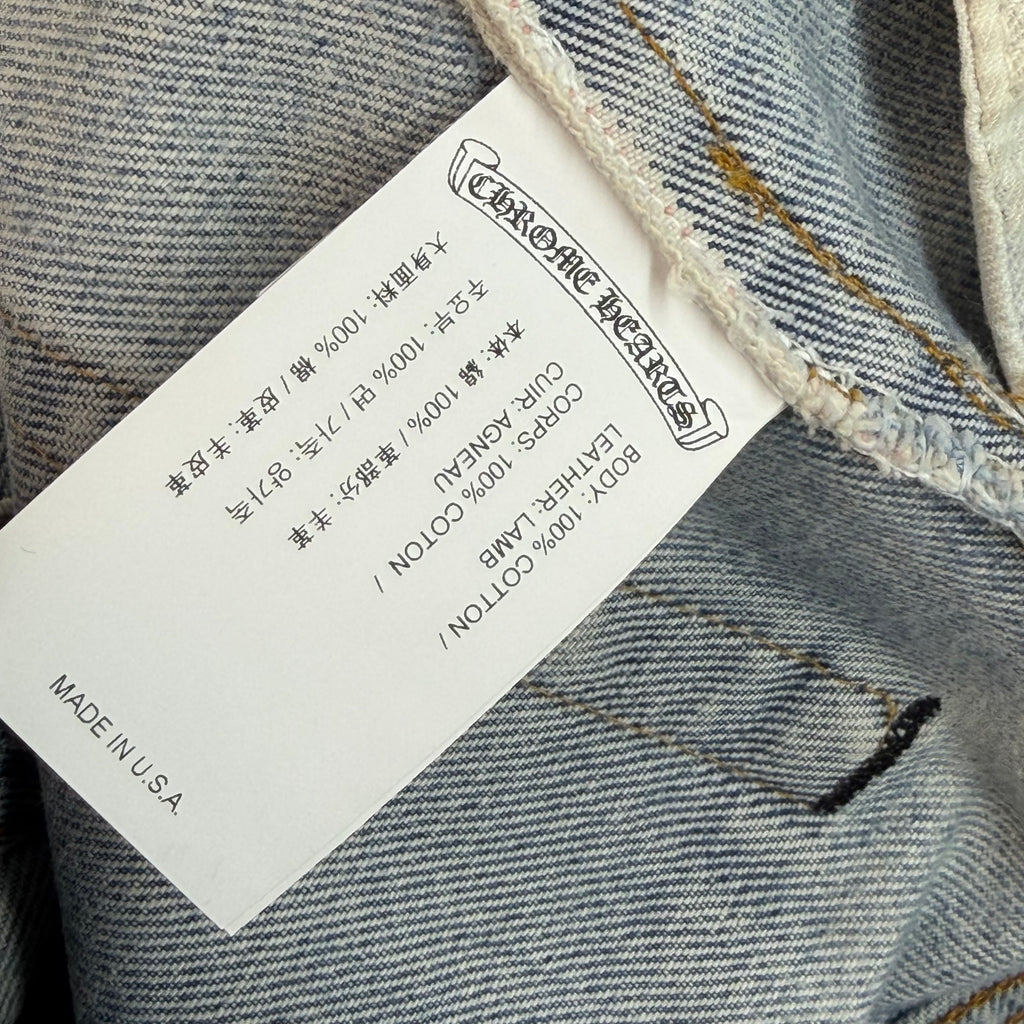 Chrome Hearts Cross Patch Levi's Light Wash Jeans 27