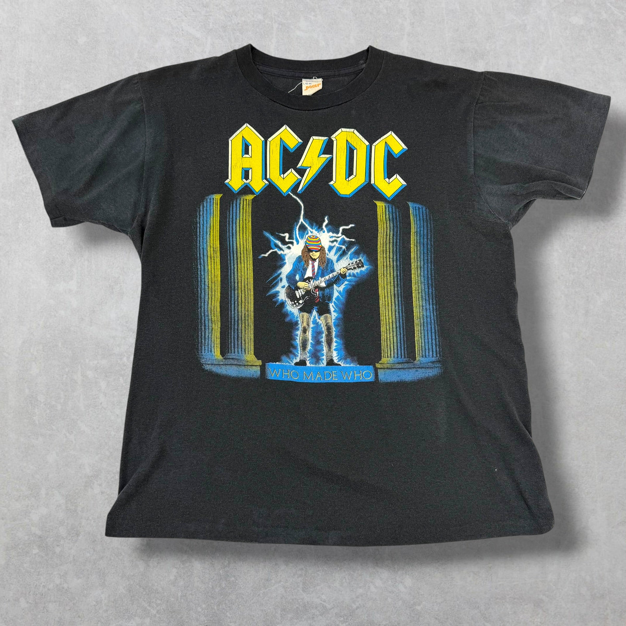 Vintage 1986 AC/DC Who Made Who Tour Tee L (S)