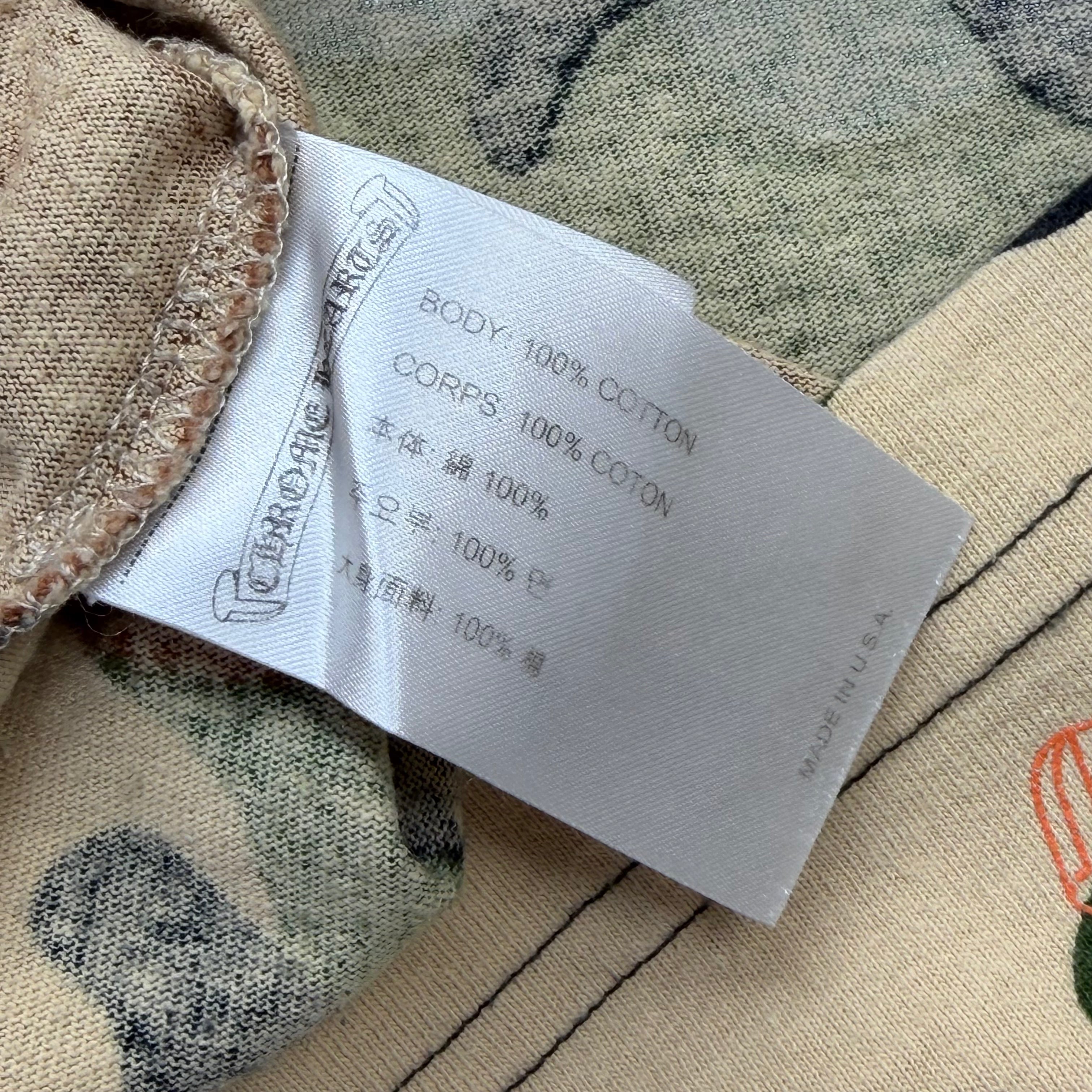 Chrome Hearts Matty Boy Caution Camo Tee L (S)