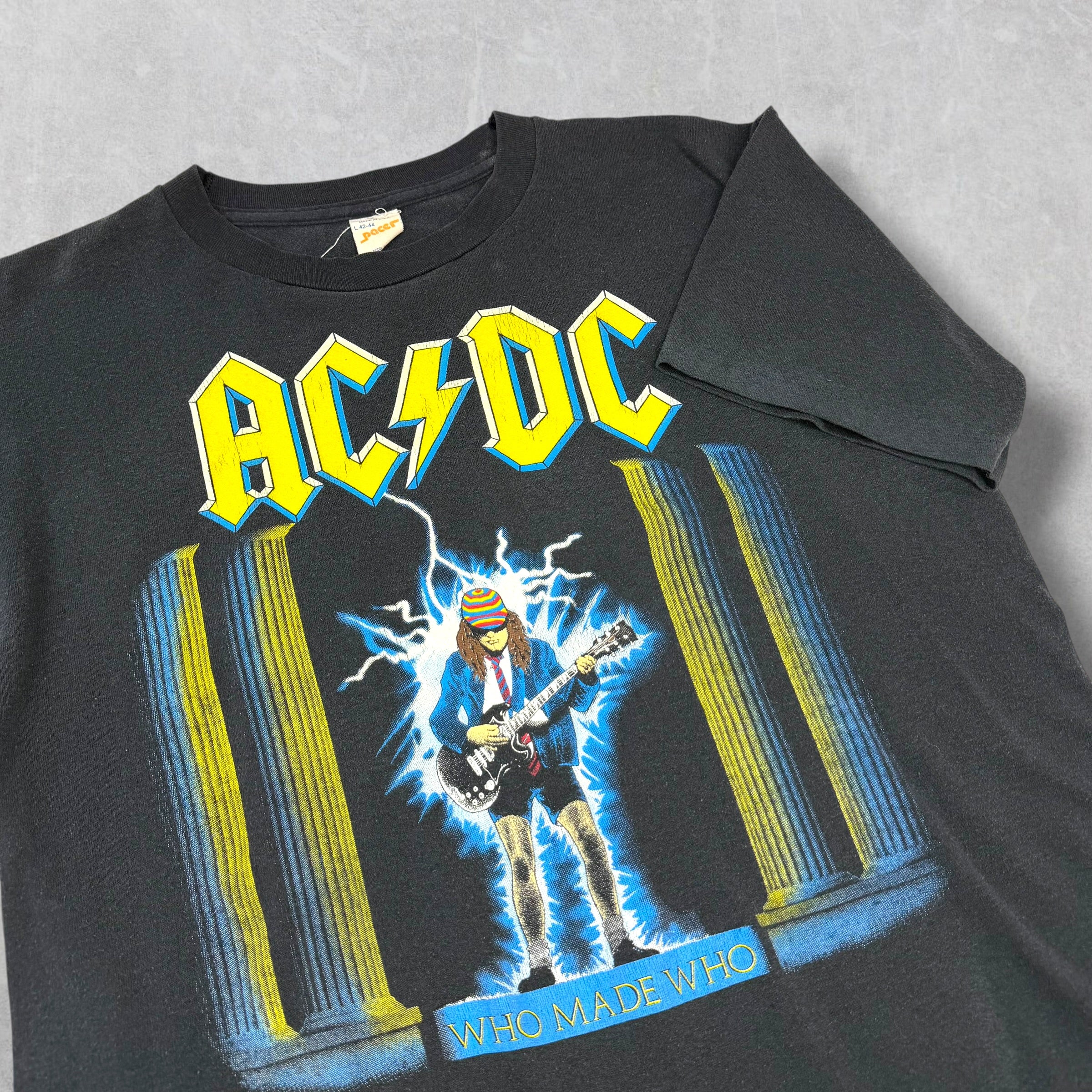 Vintage 1986 AC/DC Who Made Who Tour Tee L (S)
