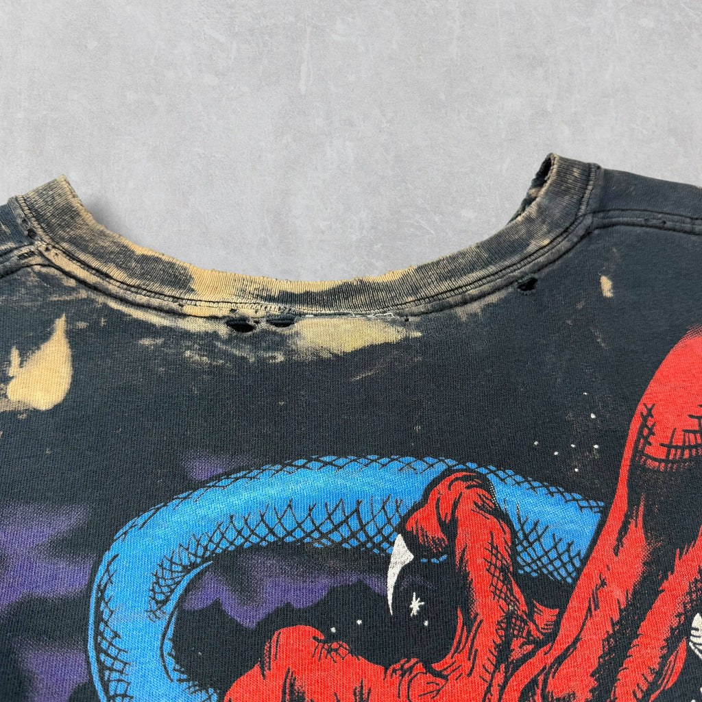 Vintage 1994 Dueling Dragons All Over Print Tee XL