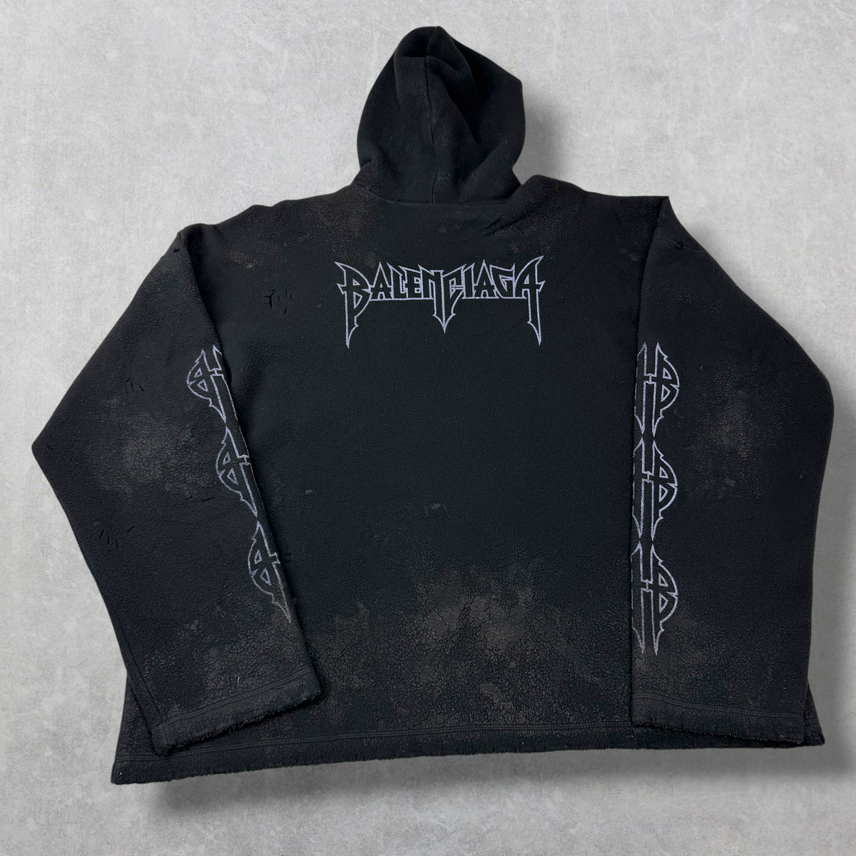 Balenciaga Paris Moon Fleece Oversized Hoodie M (XL)