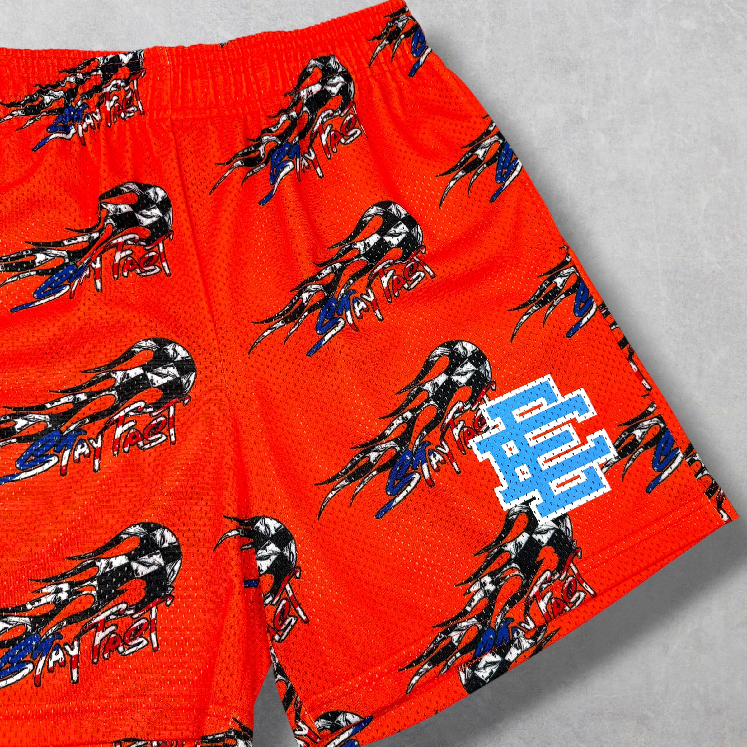 Eric Emanuel x Matty Boy EE Basic/Core Shorts Red M