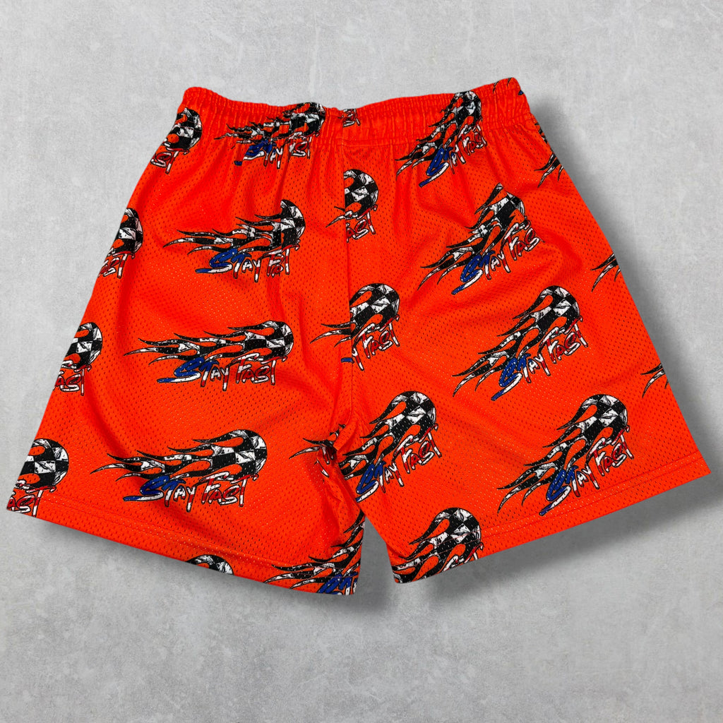 Eric Emanuel x Matty Boy EE Basic/Core Shorts Red M