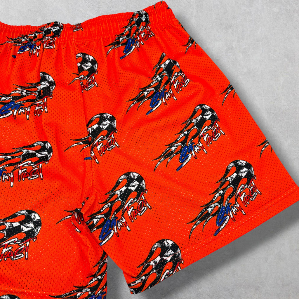 Eric Emanuel x Matty Boy EE Basic/Core Shorts Red M