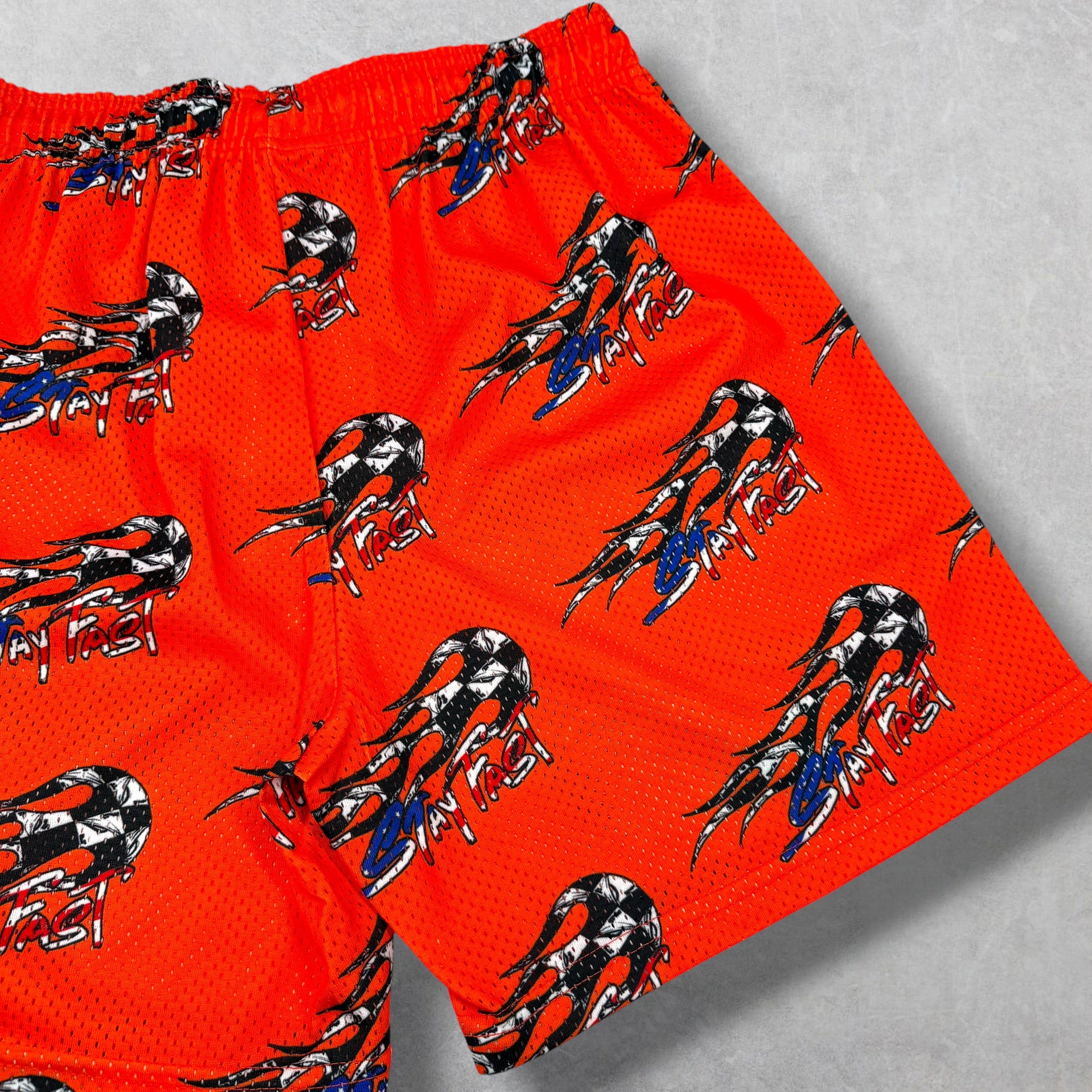 Eric Emanuel x Matty Boy EE Basic/Core Shorts Red M