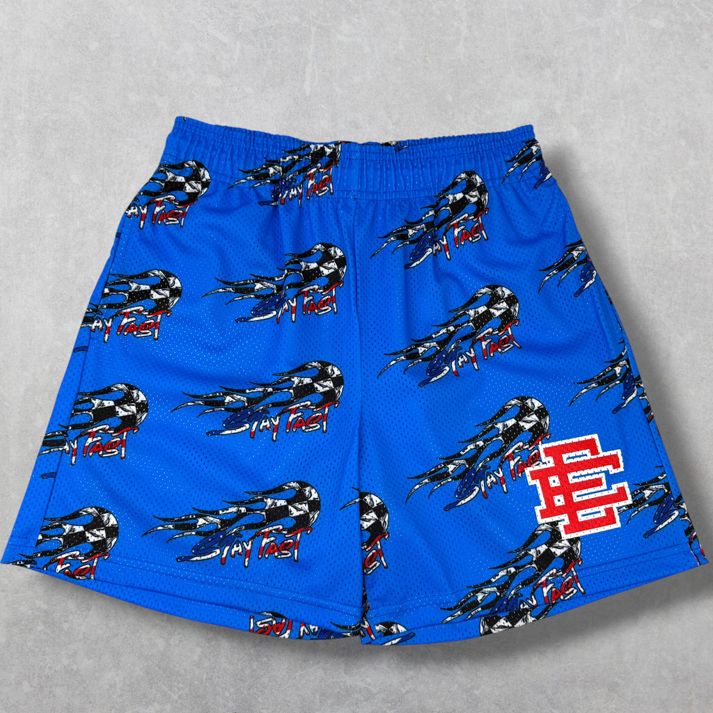 Eric Emanuel x Matty Boy EE Basic/Core Shorts Blue M