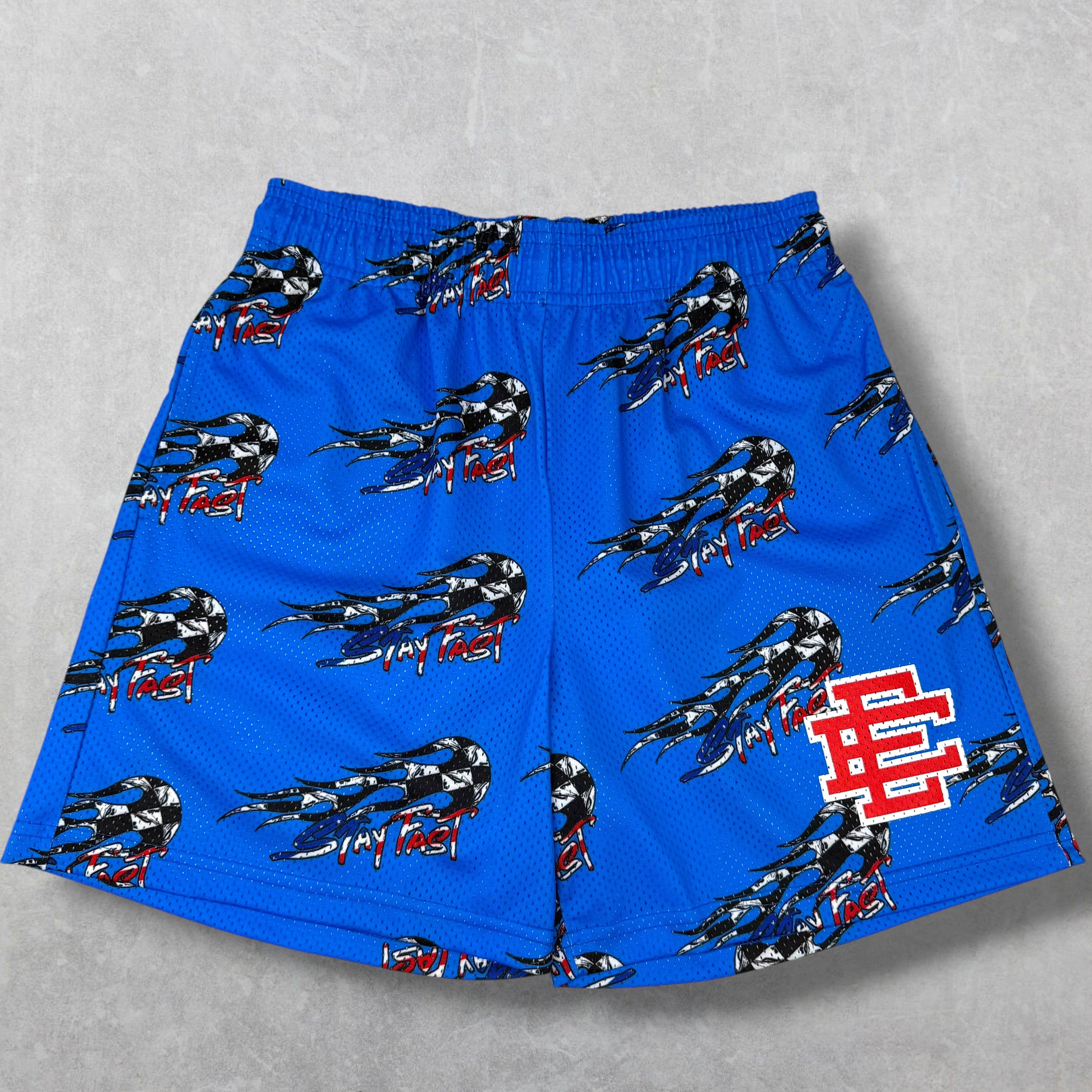 Eric Emanuel x Matty Boy EE Basic/Core Shorts Blue M