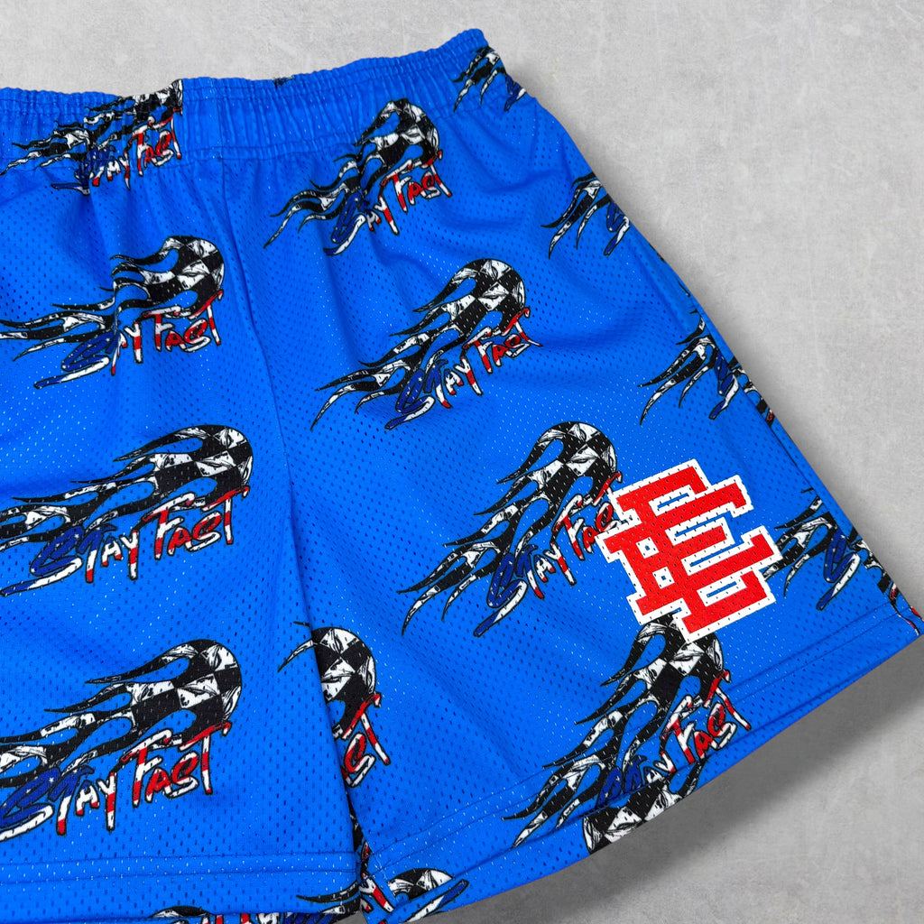 Eric Emanuel x Matty Boy EE Basic/Core Shorts Blue M