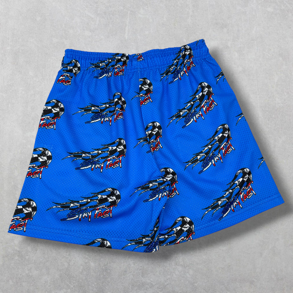 Eric Emanuel x Matty Boy EE Basic/Core Shorts Blue M