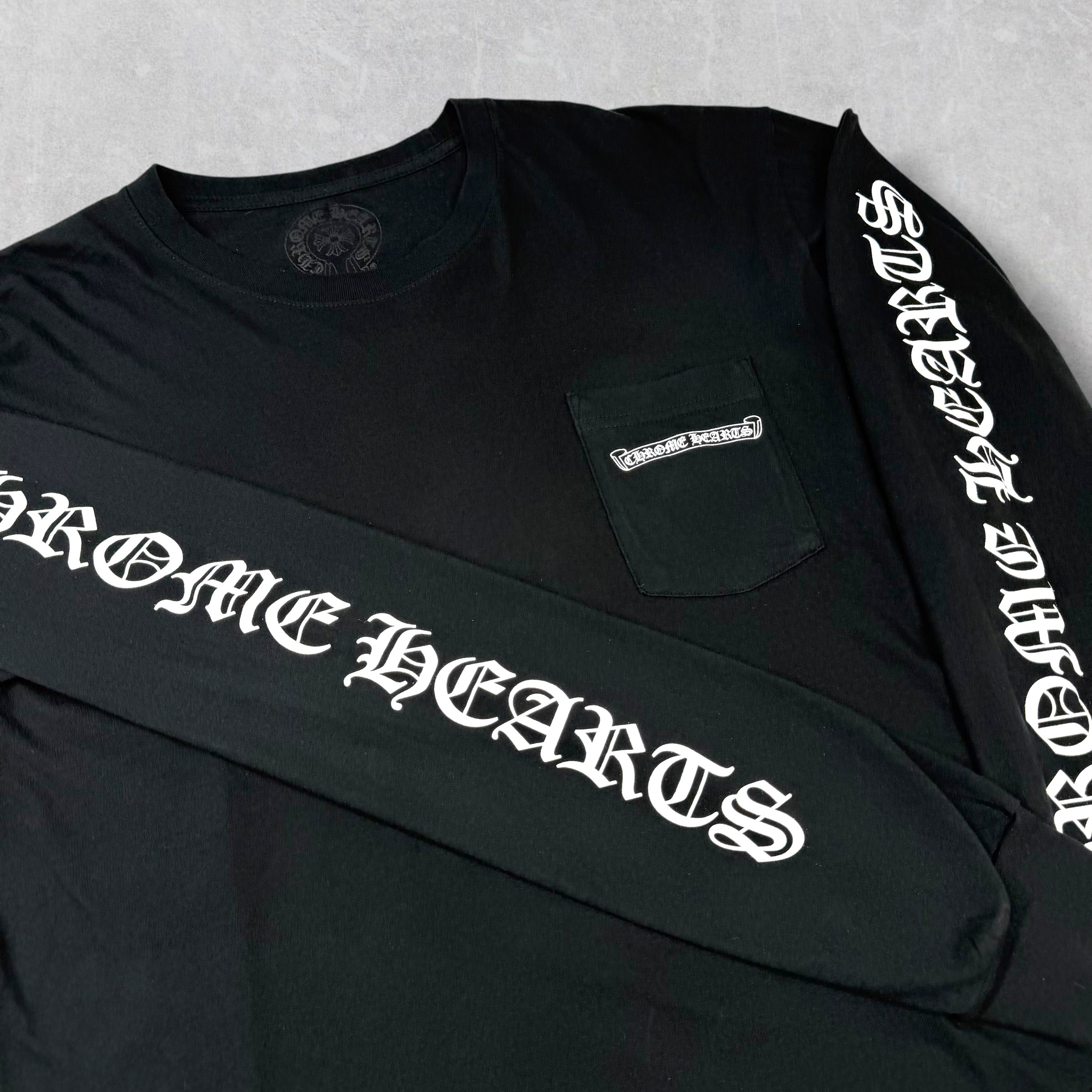 Chrome Hearts Scroll Logo L/S Tee XL