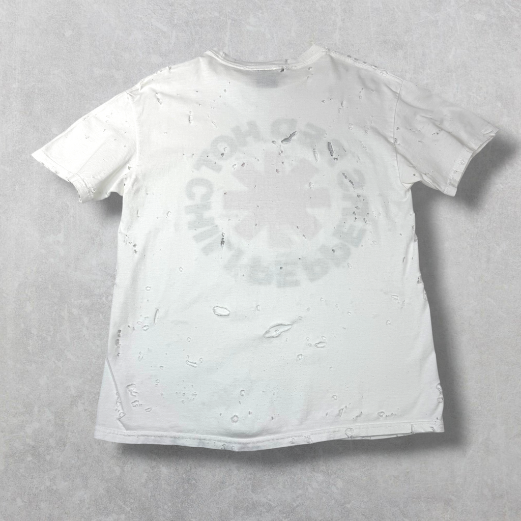 Vintage 90s Red Hot Chili Peppers Distressed Tee L