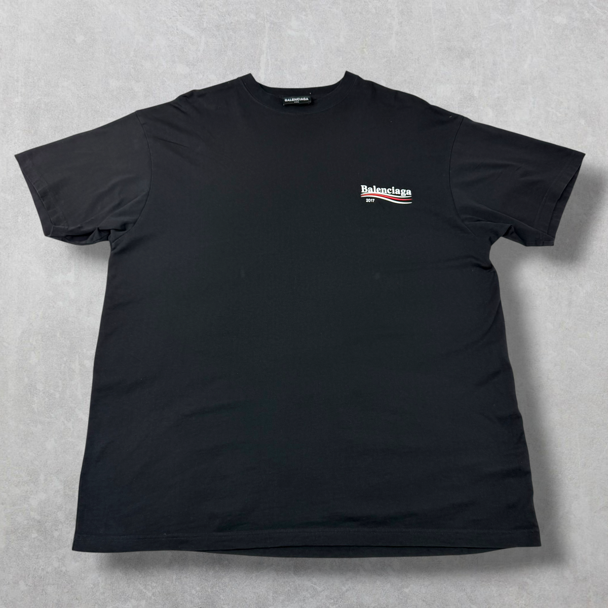 Balenciaga 2017 Political Campaign Logo Tee L