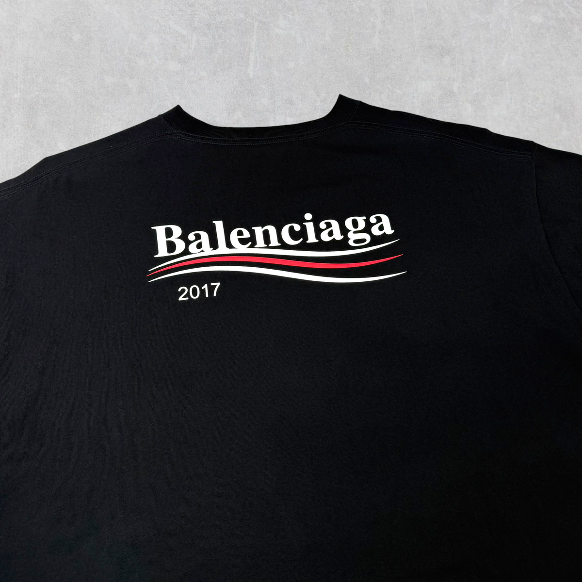 Balenciaga 2017 Political Campaign Logo Tee L