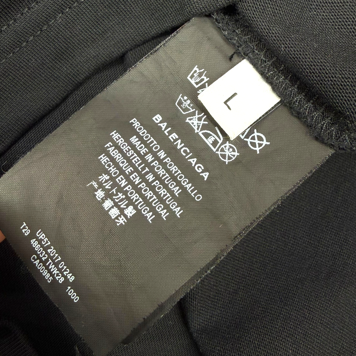 Balenciaga 2017 Political Campaign Logo Tee L
