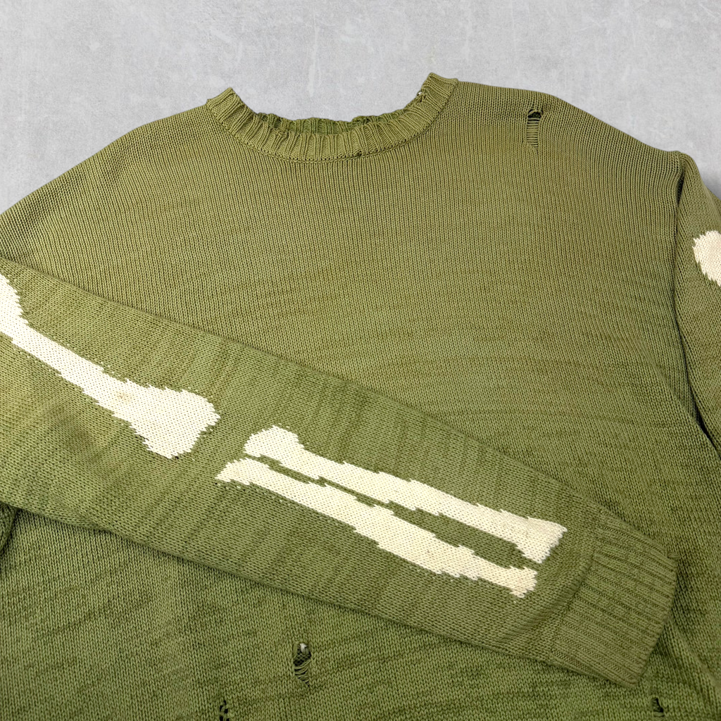 Kapital 5G Cotton Knit Bone Sweater 3 (L)