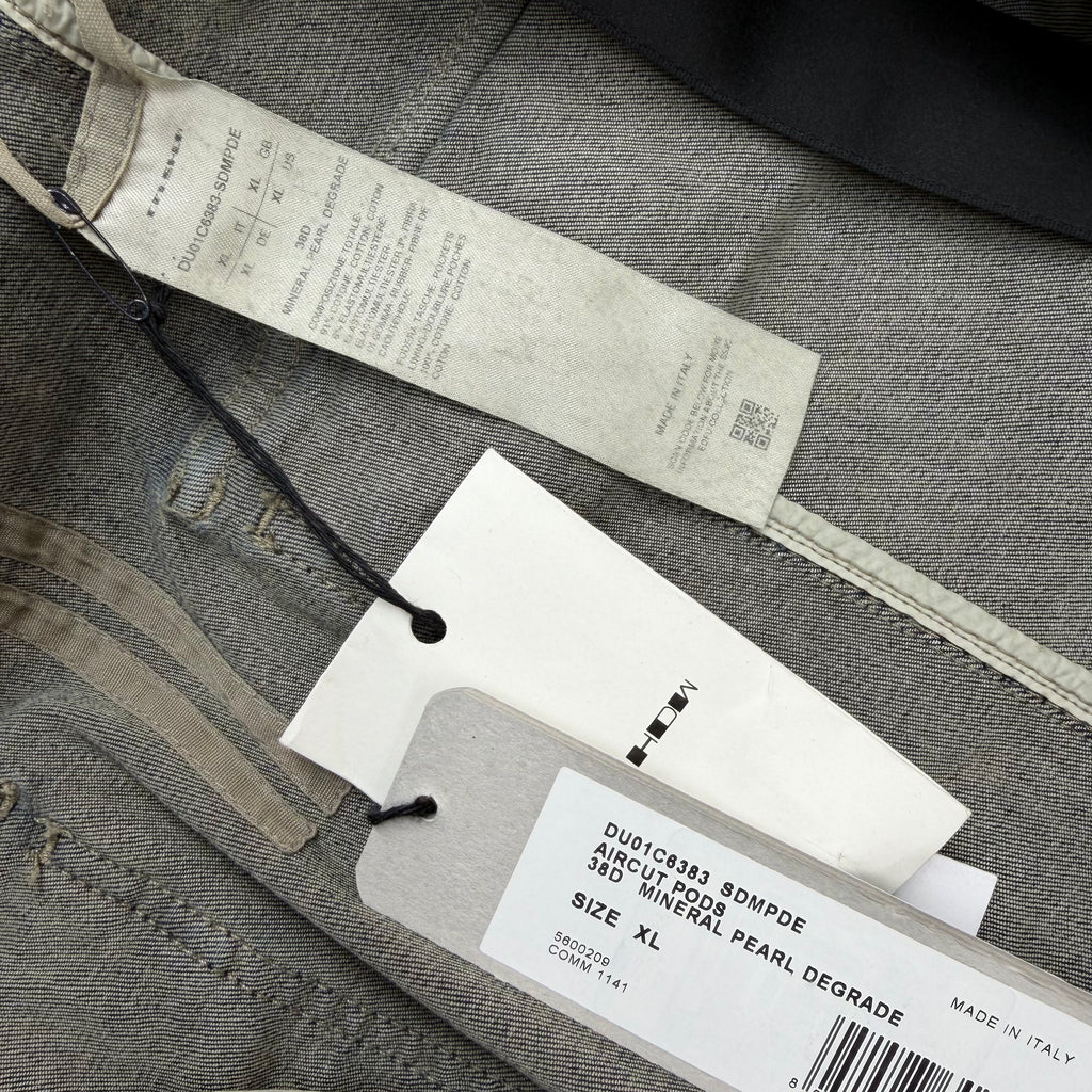Rick Owens DRKSHDW Aircut Denim Pod Shorts XL
