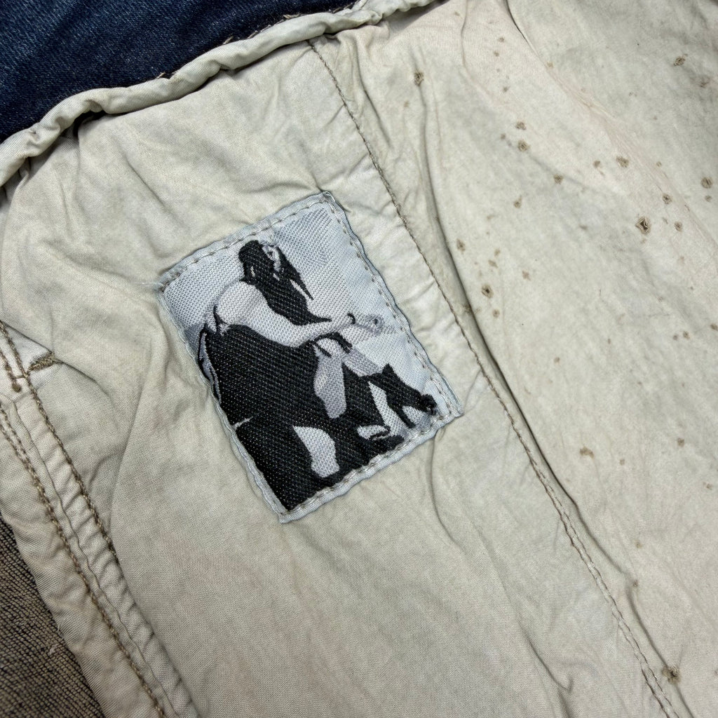 Rick Owens DRKSHDW Aircut Denim Pod Shorts XL