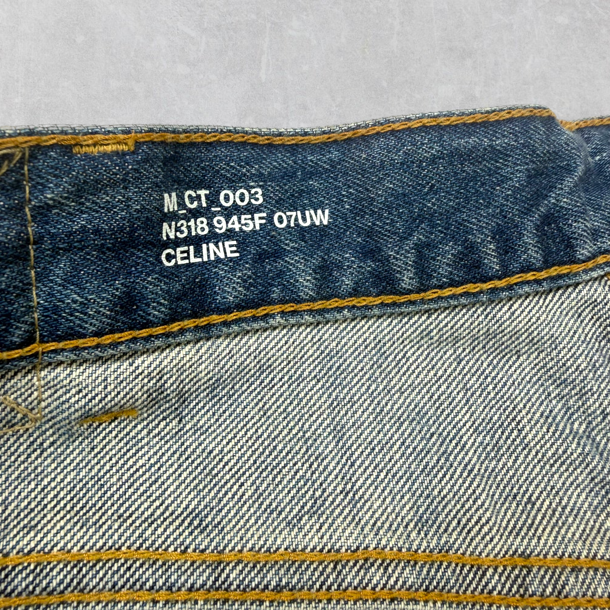 Celine " Kurt" Classic Fit Straight Leg Jeans 32