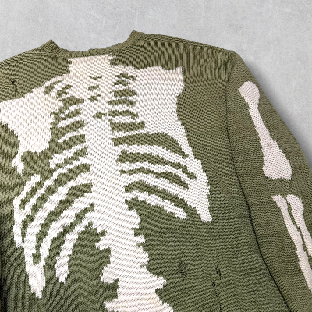 Kapital 5G Cotton Knit Bone Sweater 3 (L)