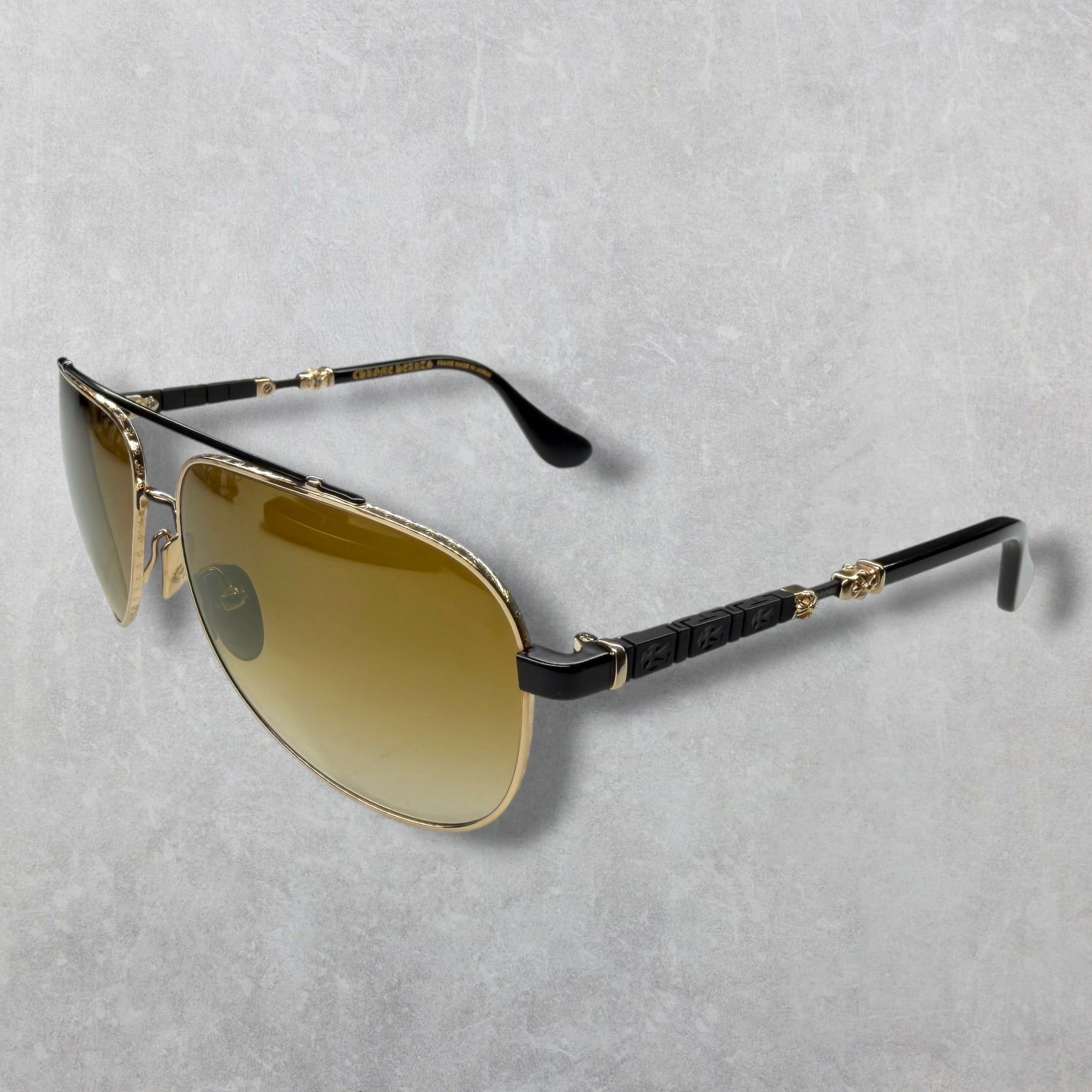 Chrome Hearts Jackaddict Aviator Sunglasses
