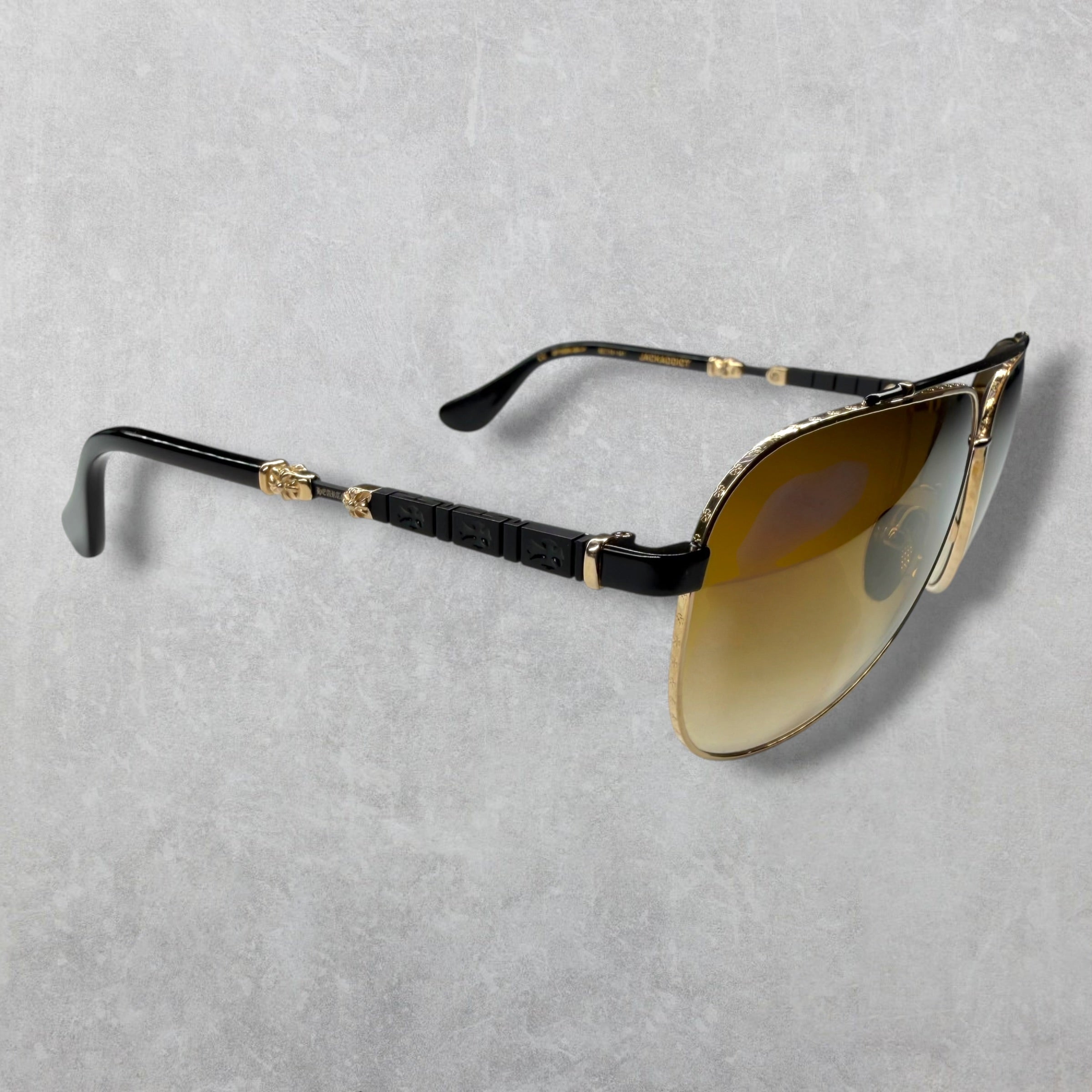 Chrome Hearts Jackaddict Aviator Sunglasses