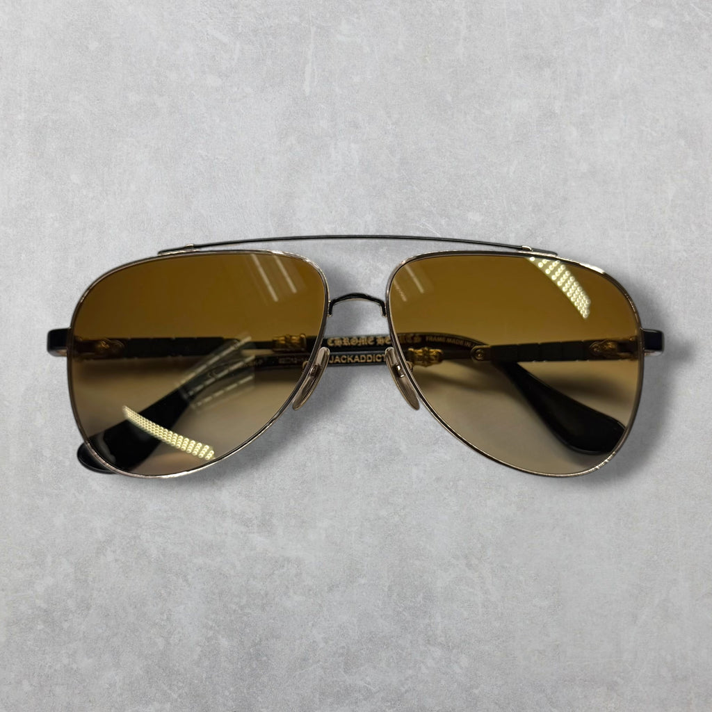Chrome Hearts Jackaddict Aviator Sunglasses