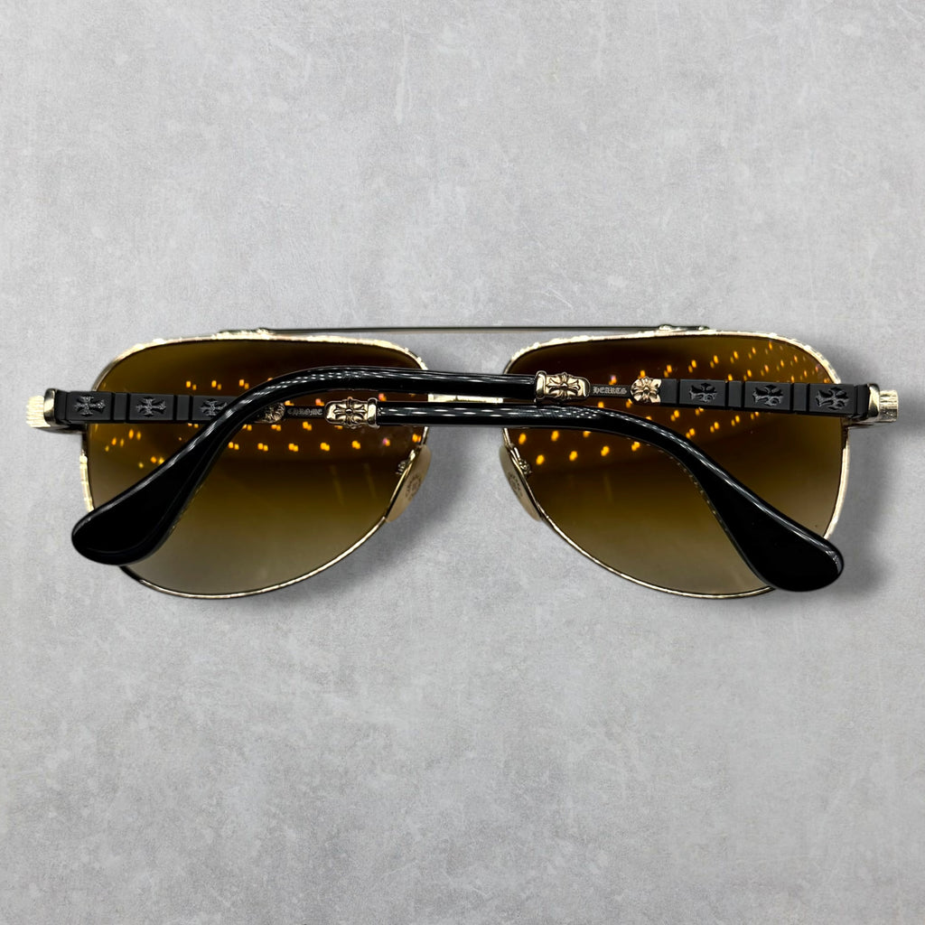 Chrome Hearts Jackaddict Aviator Sunglasses