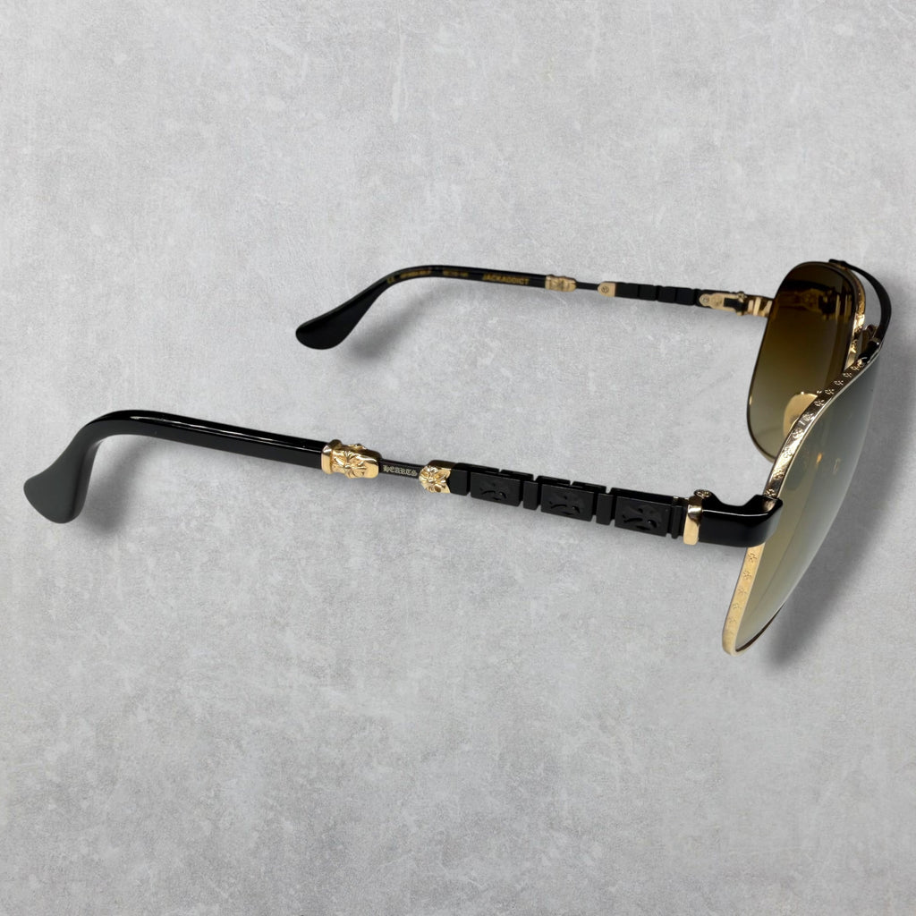 Chrome Hearts Jackaddict Aviator Sunglasses