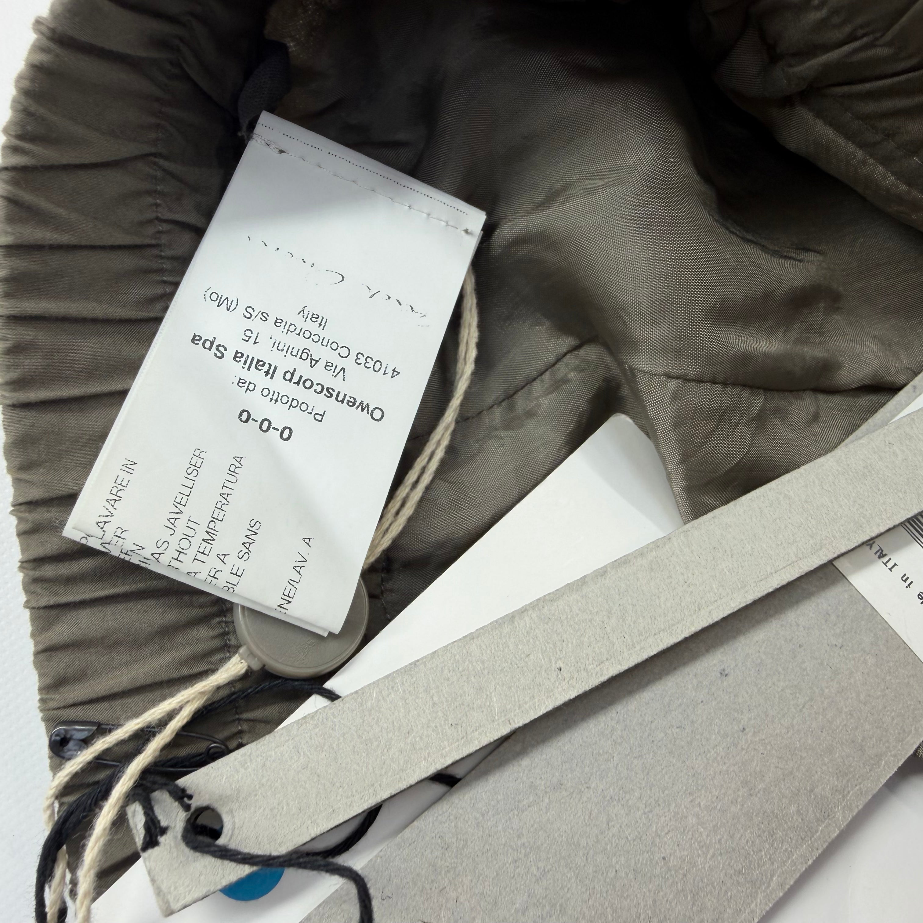 Rick Owens Dark Dust Drawstring Long Pants 48 (M)