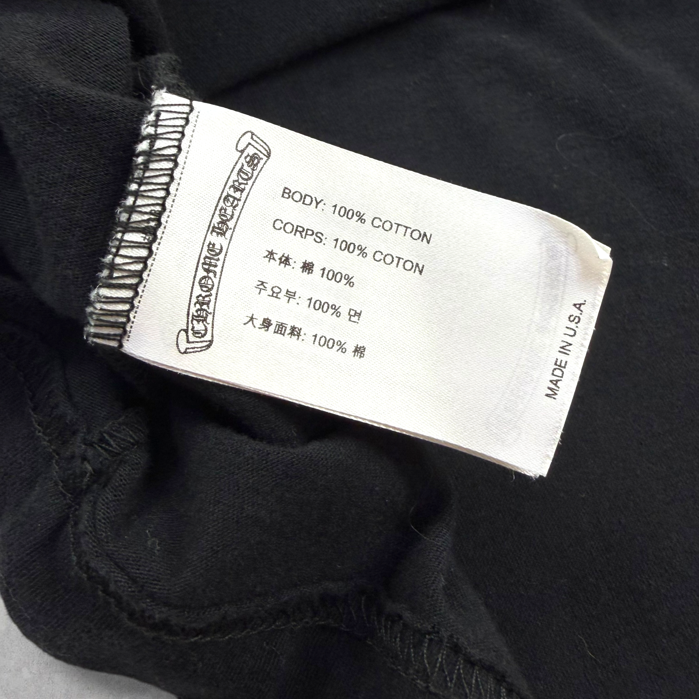 Chrome Hearts Olive Neck Logo L/S XL