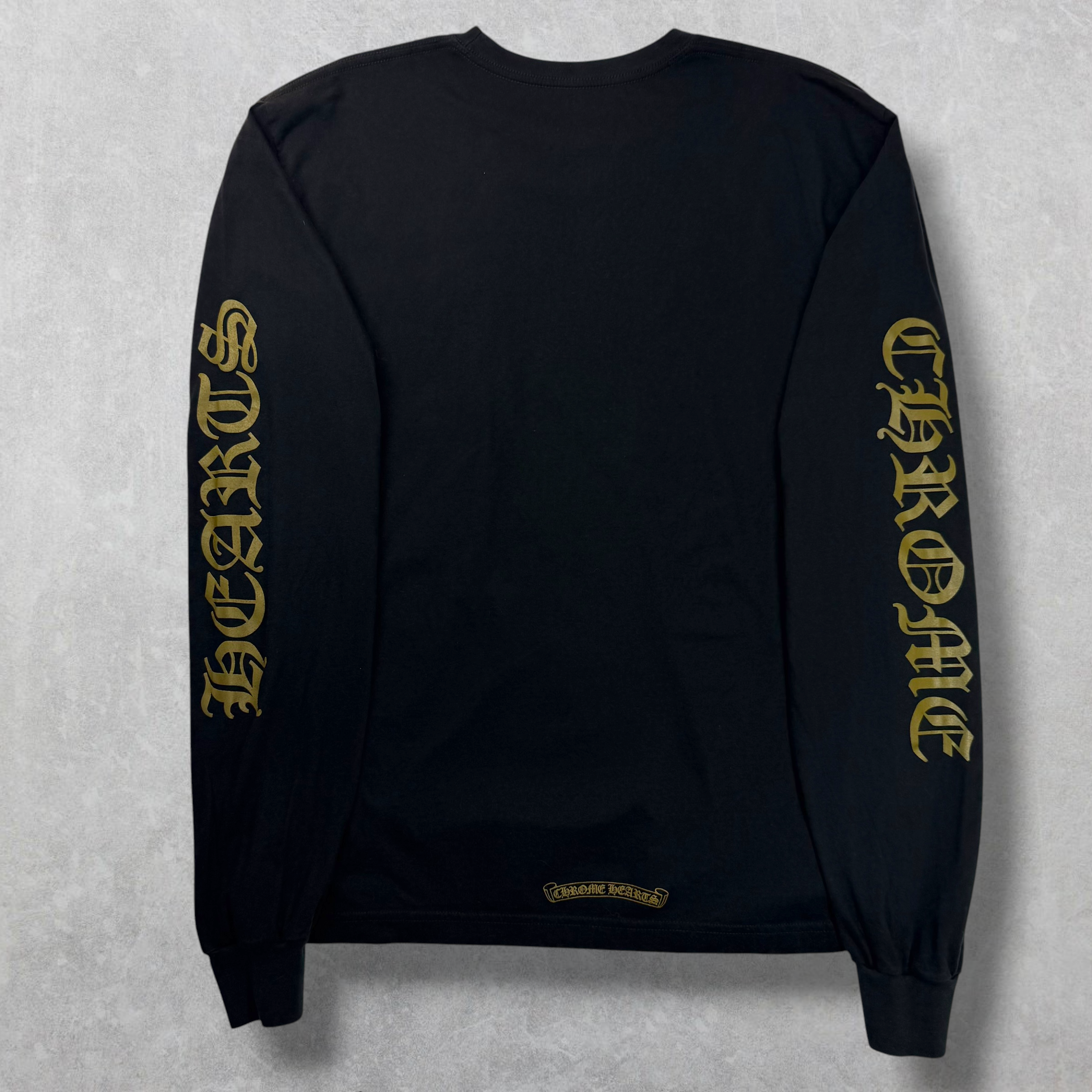 Chrome Hearts Olive Neck Logo L/S XL
