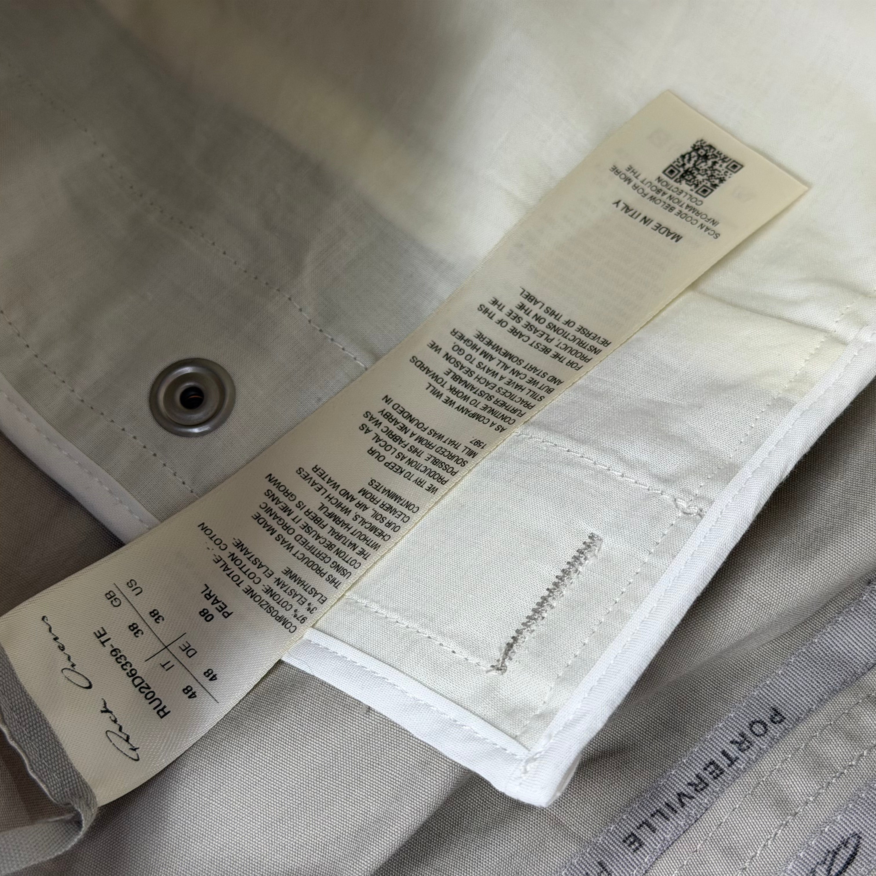 Rick Owens Pearl Cargobela Pants 48 (M)