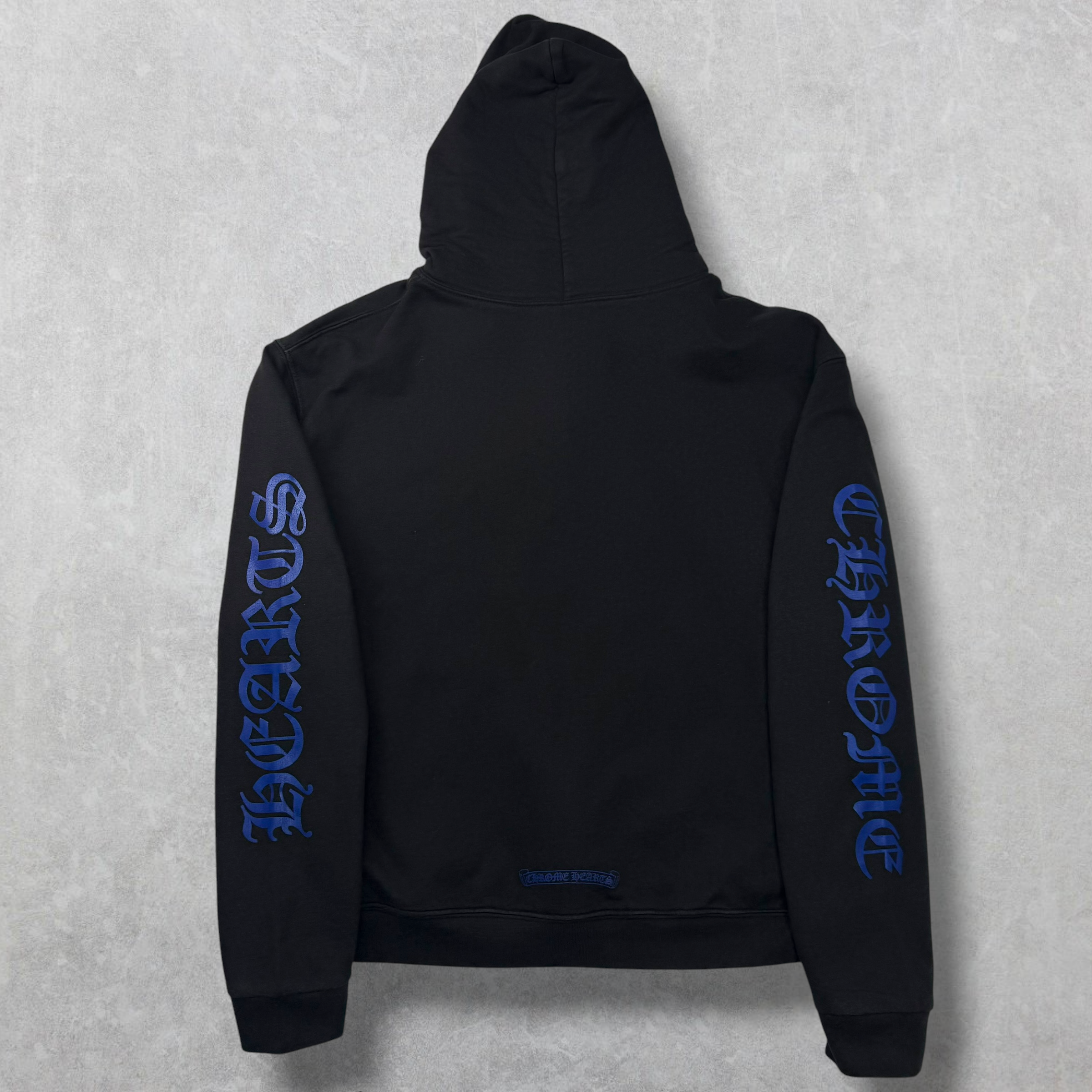 Chrome Hearts Blue Vertical Logo Thermal Zip Up M