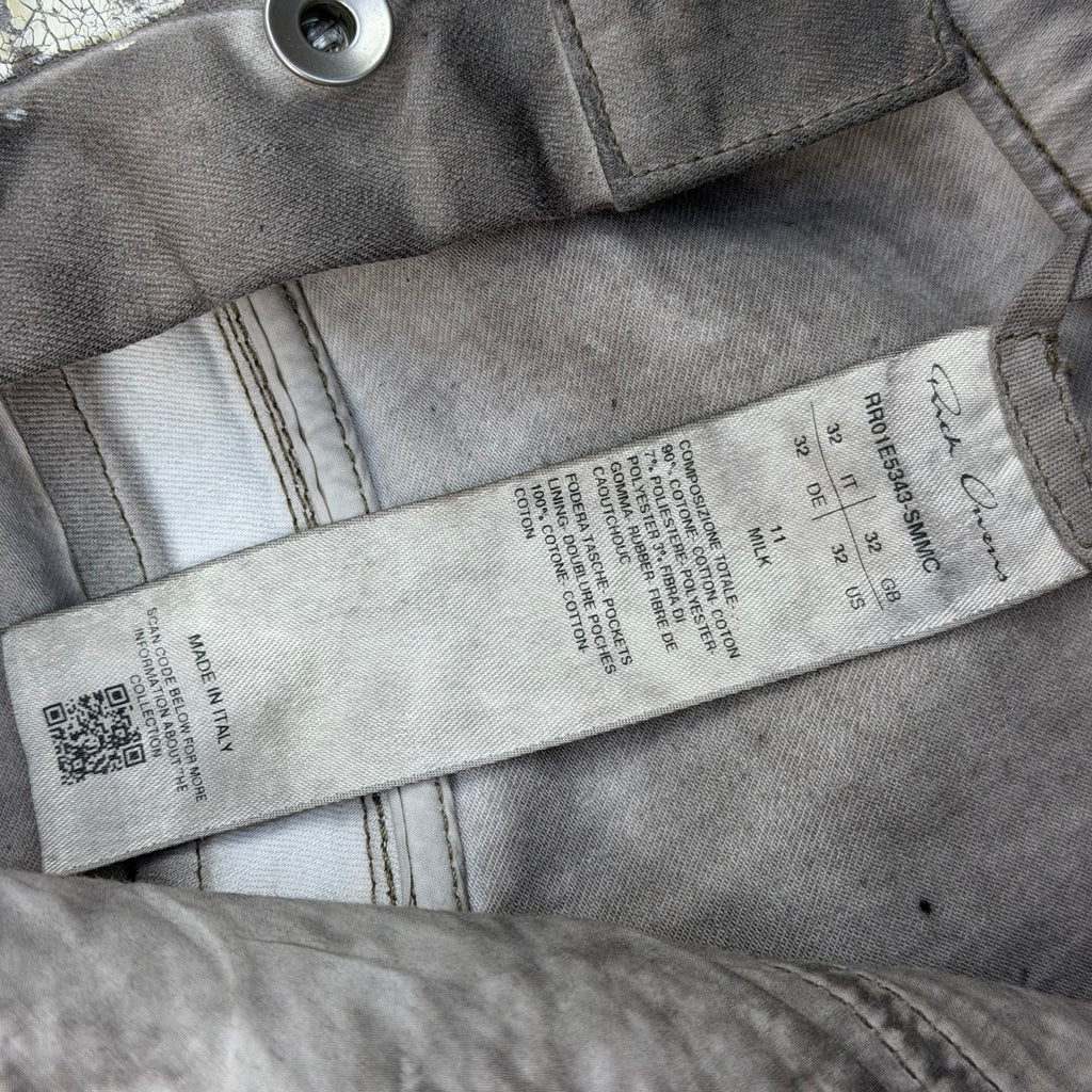 Rick Owens Milk Bolan Banana Pants 32