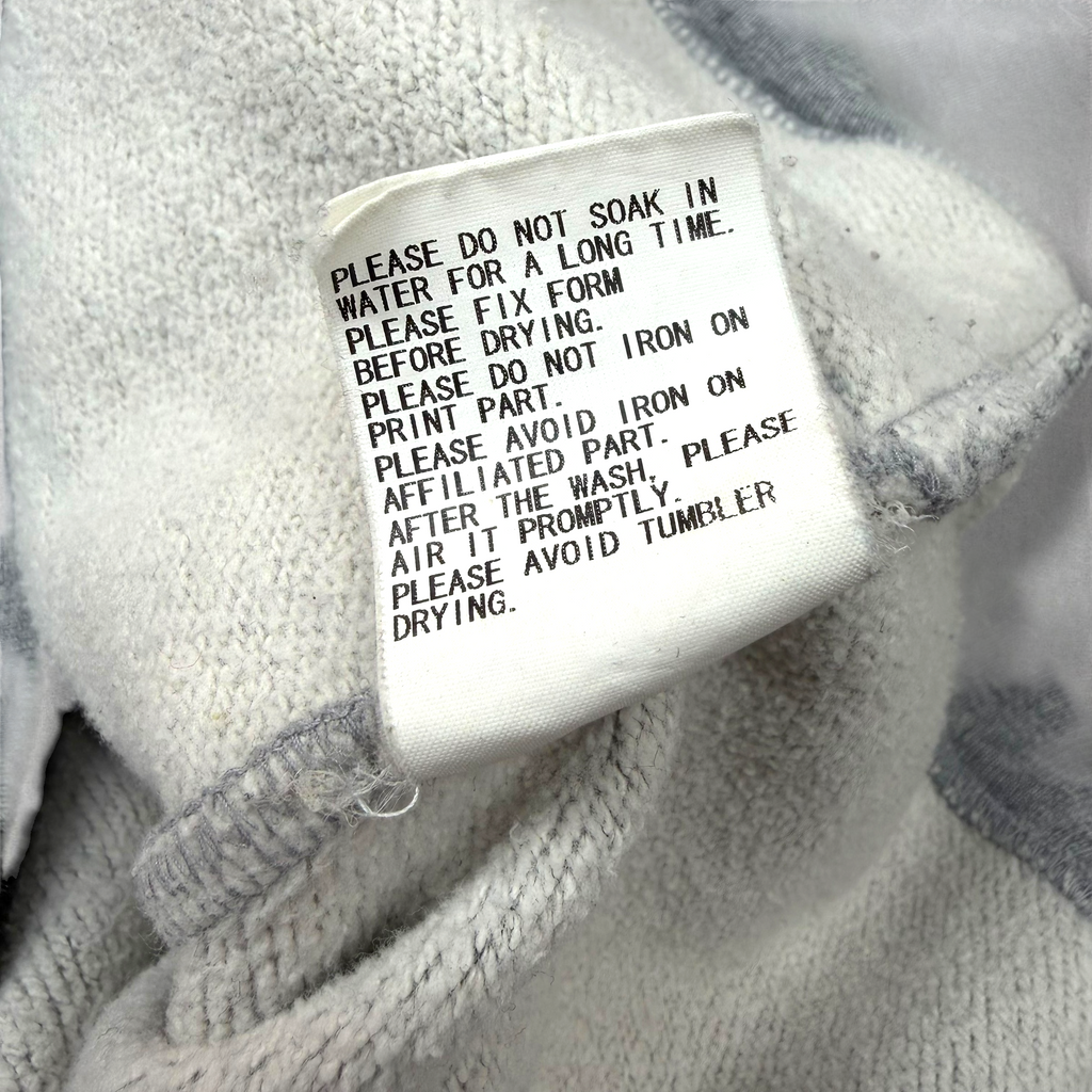 Bape x Kaws Baby Milo Blendy Full Zip Hoodie Grey L
