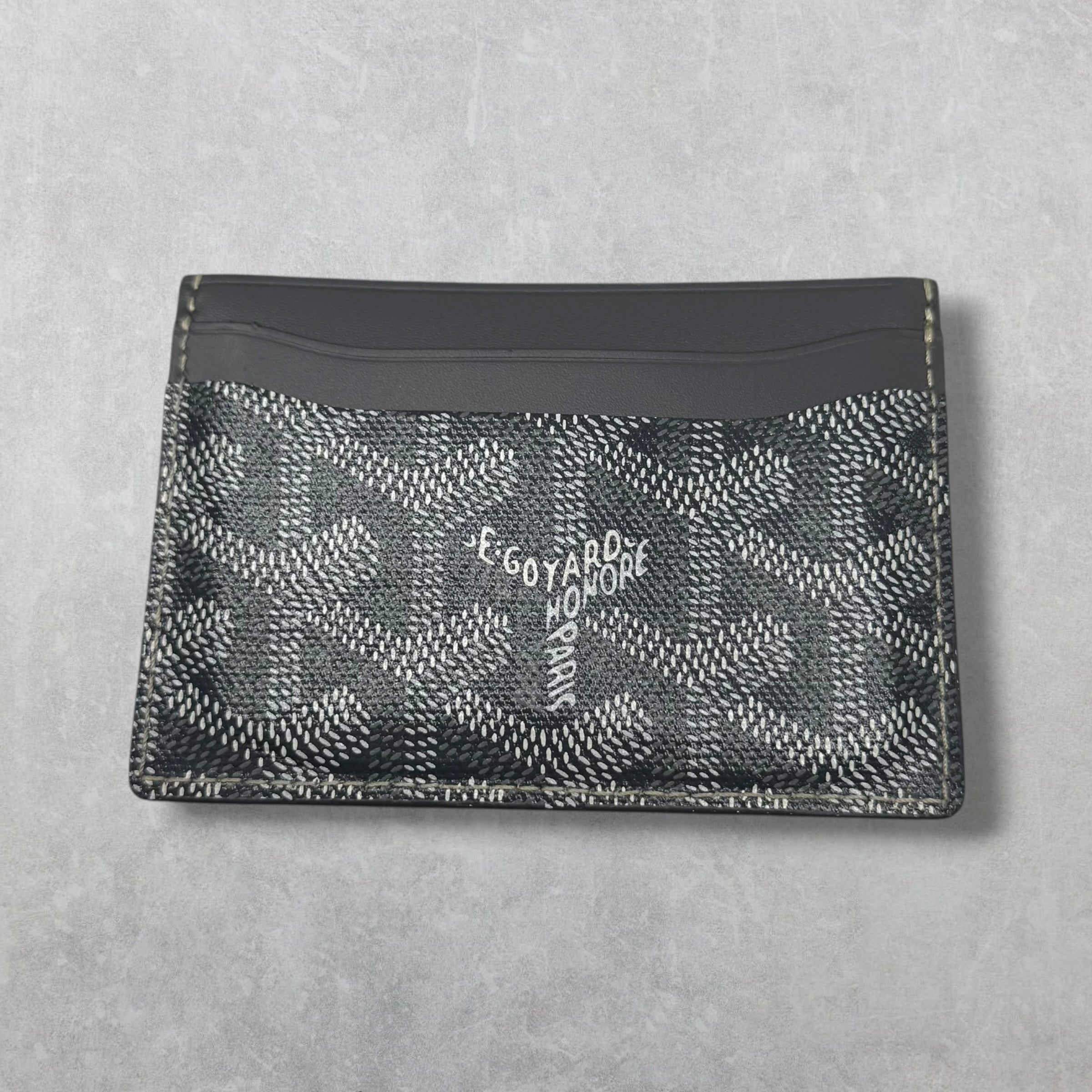 Goyard Saint-Sulpice Card Wallet Gray