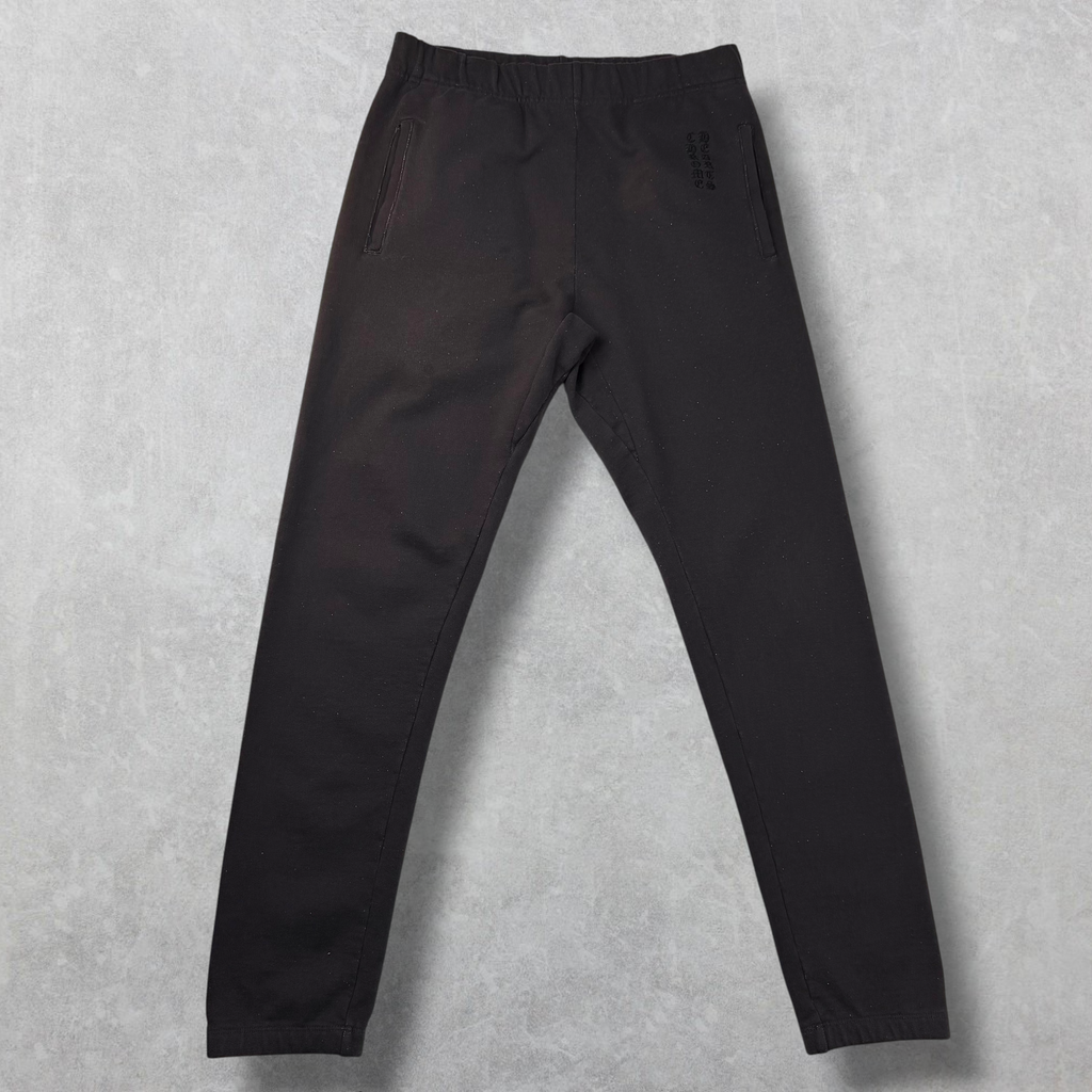 Chrome Hearts 'Y Not' Embroidered Vertical Logo Sweatpants S