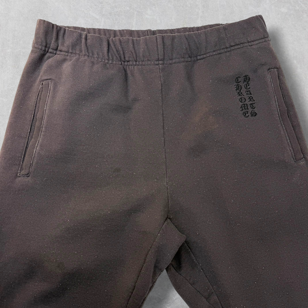 Chrome Hearts 'Y Not' Embroidered Vertical Logo Sweatpants S