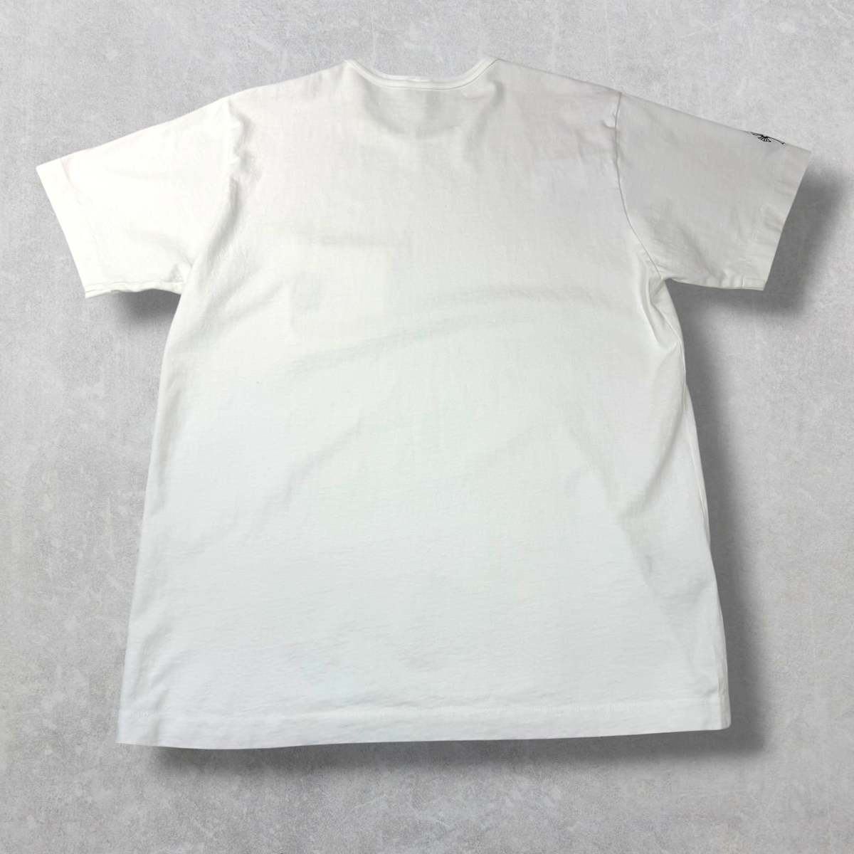 Chrome Hearts DRP Y Not Embroidered White Tee L