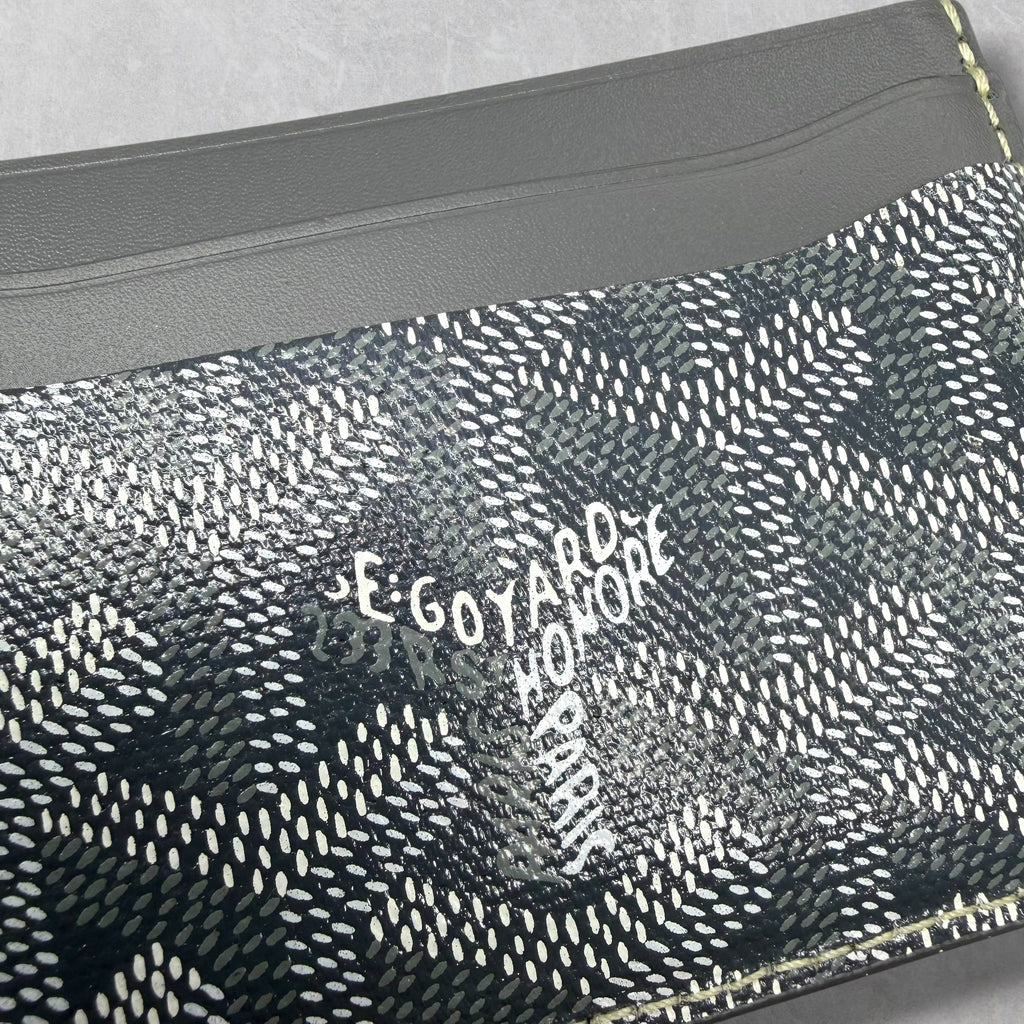 Goyard Saint-Sulpice Card Wallet Gray