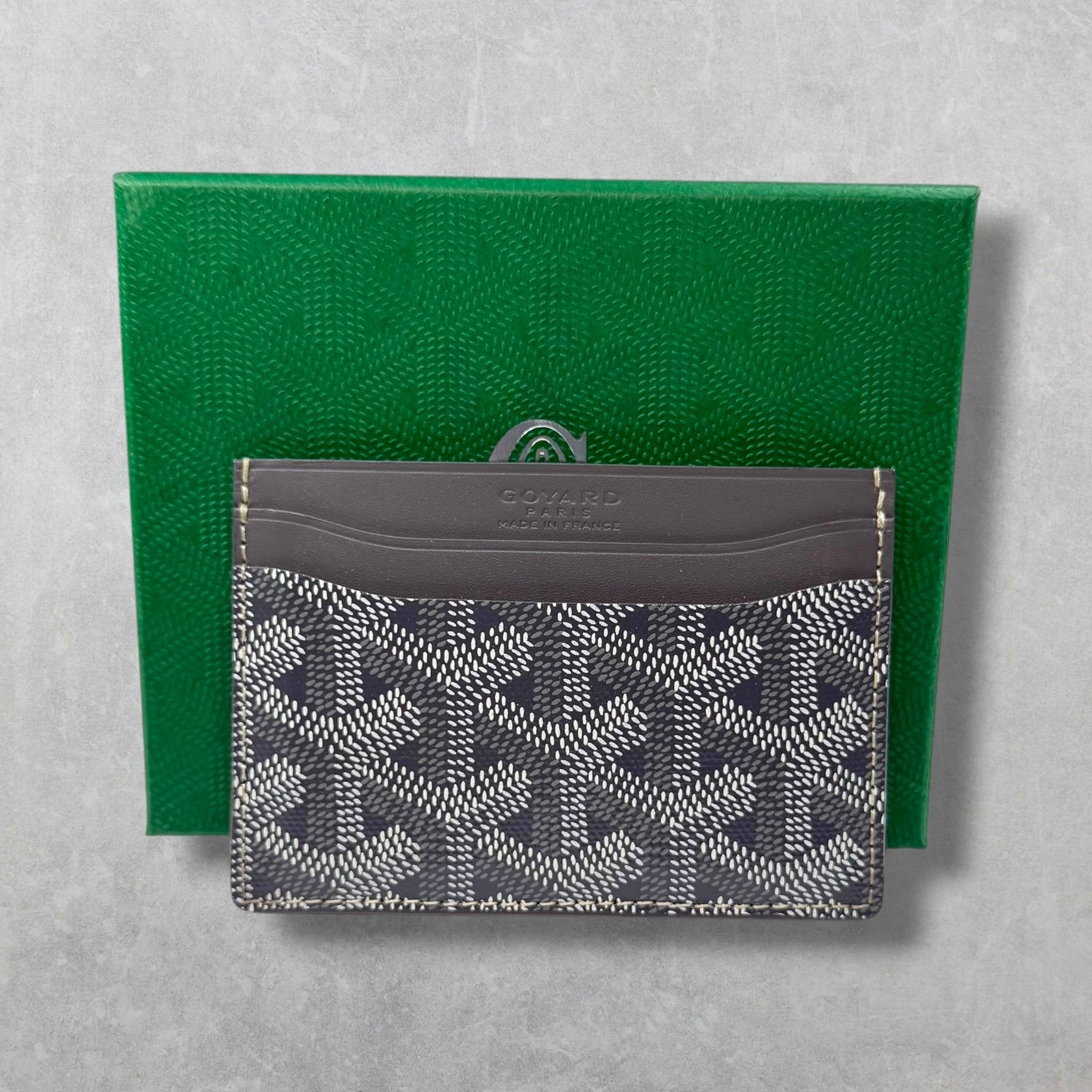 Goyard Saint-Sulpice Card Wallet Gray
