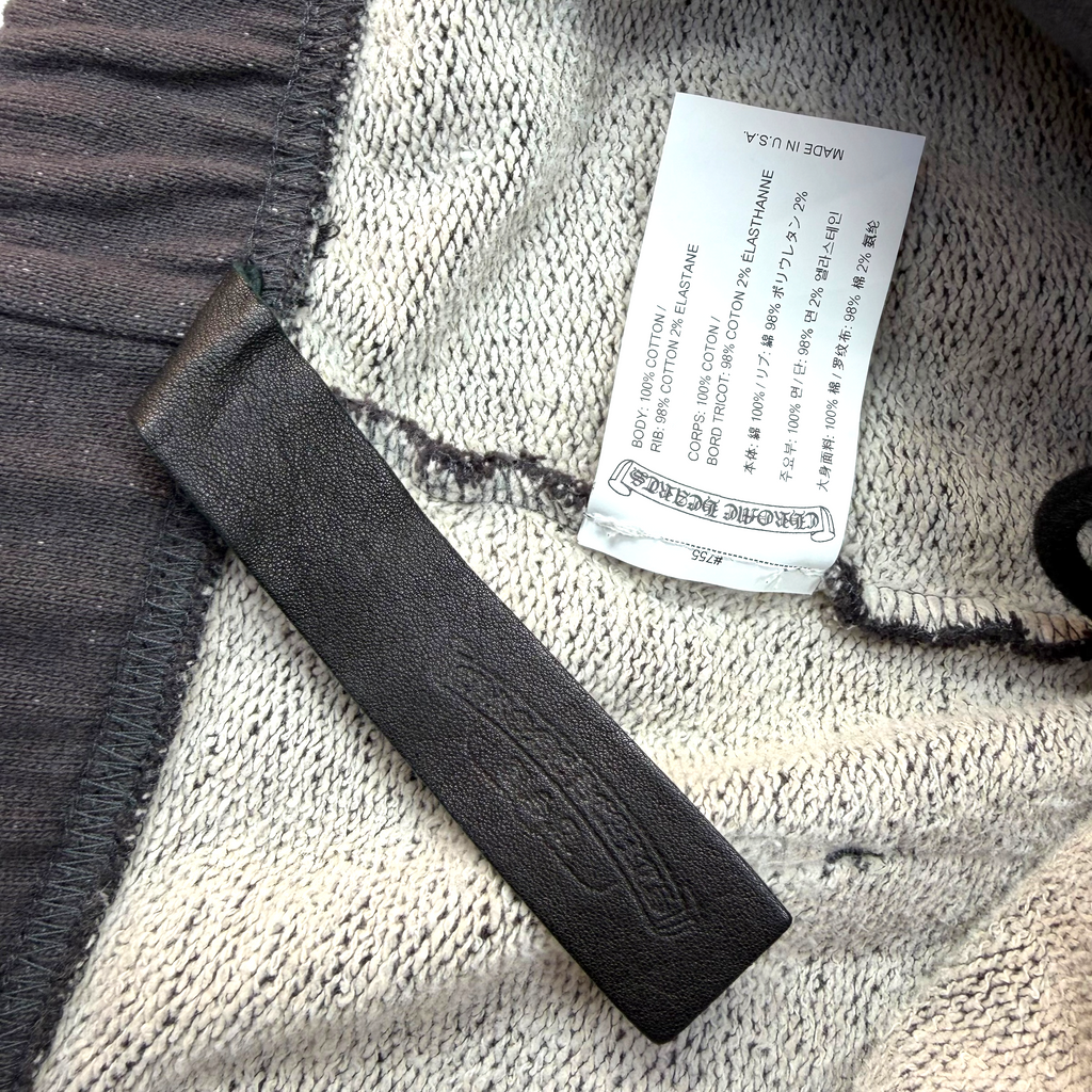 Chrome Hearts 'Y Not' Embroidered Vertical Logo Sweatpants S