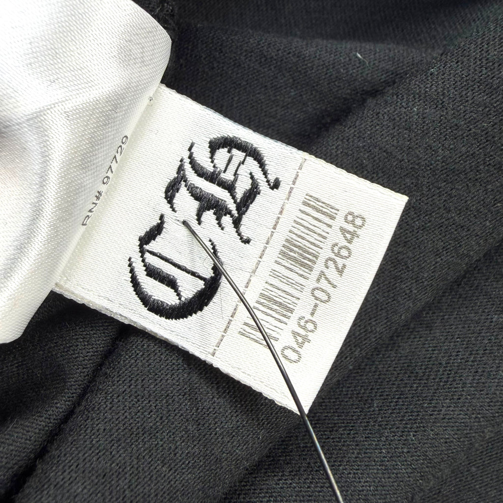 Chrome Hearts White Neck Logo Black Tee XL